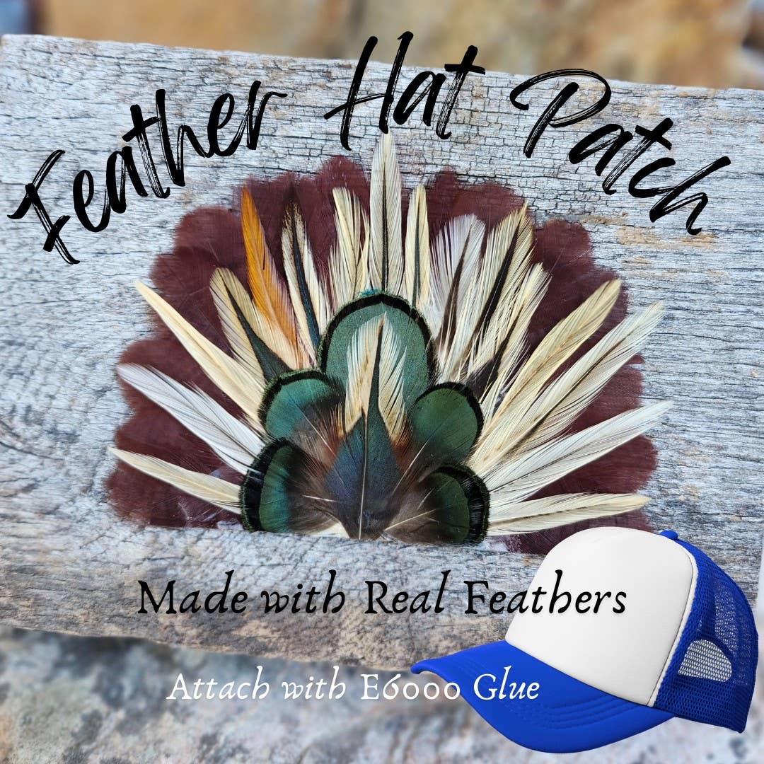 Western Feather Crown Fan Patch Diy Trucker Hat Bar Supplies Unisex T-shirt, Sweatshirt, Hoodie, Long Sleeve Tee - T-Shirt, Sweatshirt, Hoodie