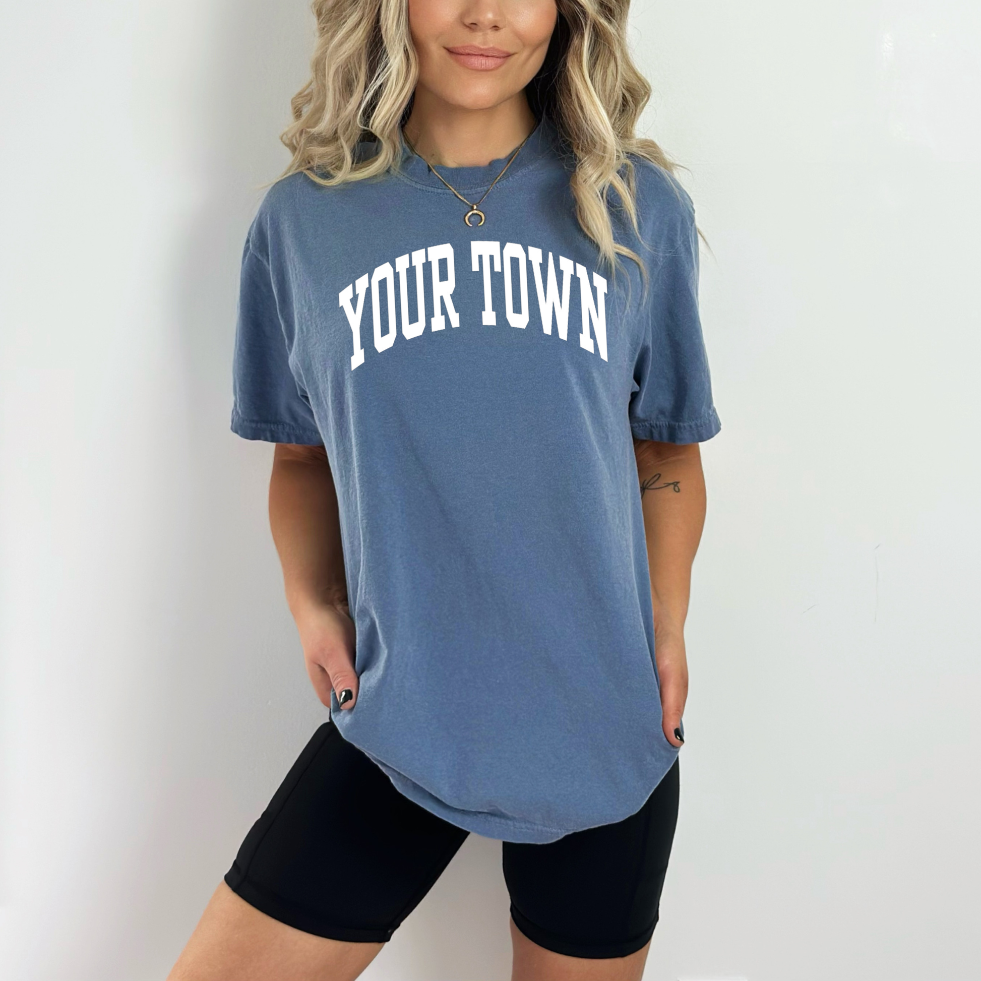 Custom City Comfort Colors Heavyweight Hometown T-Shirt Unisex T-shirt, Sweatshirt, Hoodie, Long Sleeve Tee - T-Shirt, Sweatshirt, Hoodie