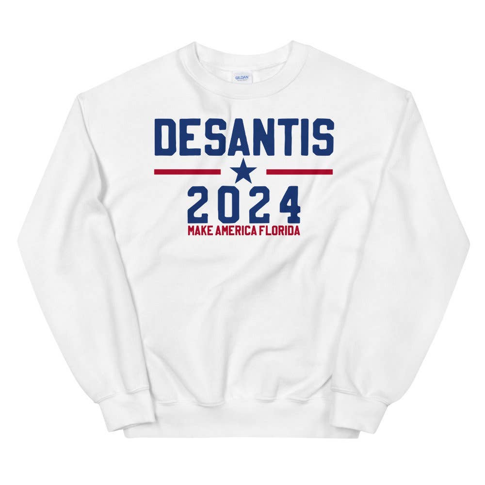 Desantis 2024 Leading the Republican Wave - Trump Sweatshirt Unisex T-shirt, Sweatshirt, Hoodie, Long Sleeve Tee - T-Shirt, Sweatshirt, Hoodie