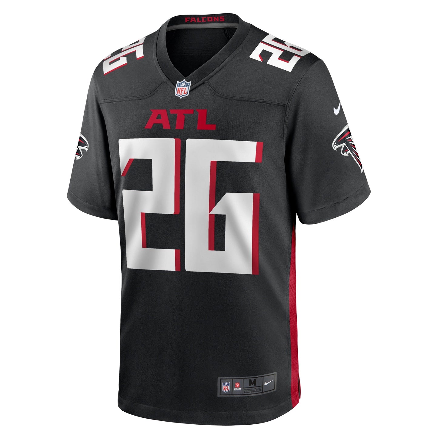 Avery Williams Atlanta Falcons Game Jersey - Black football jersey product view 2