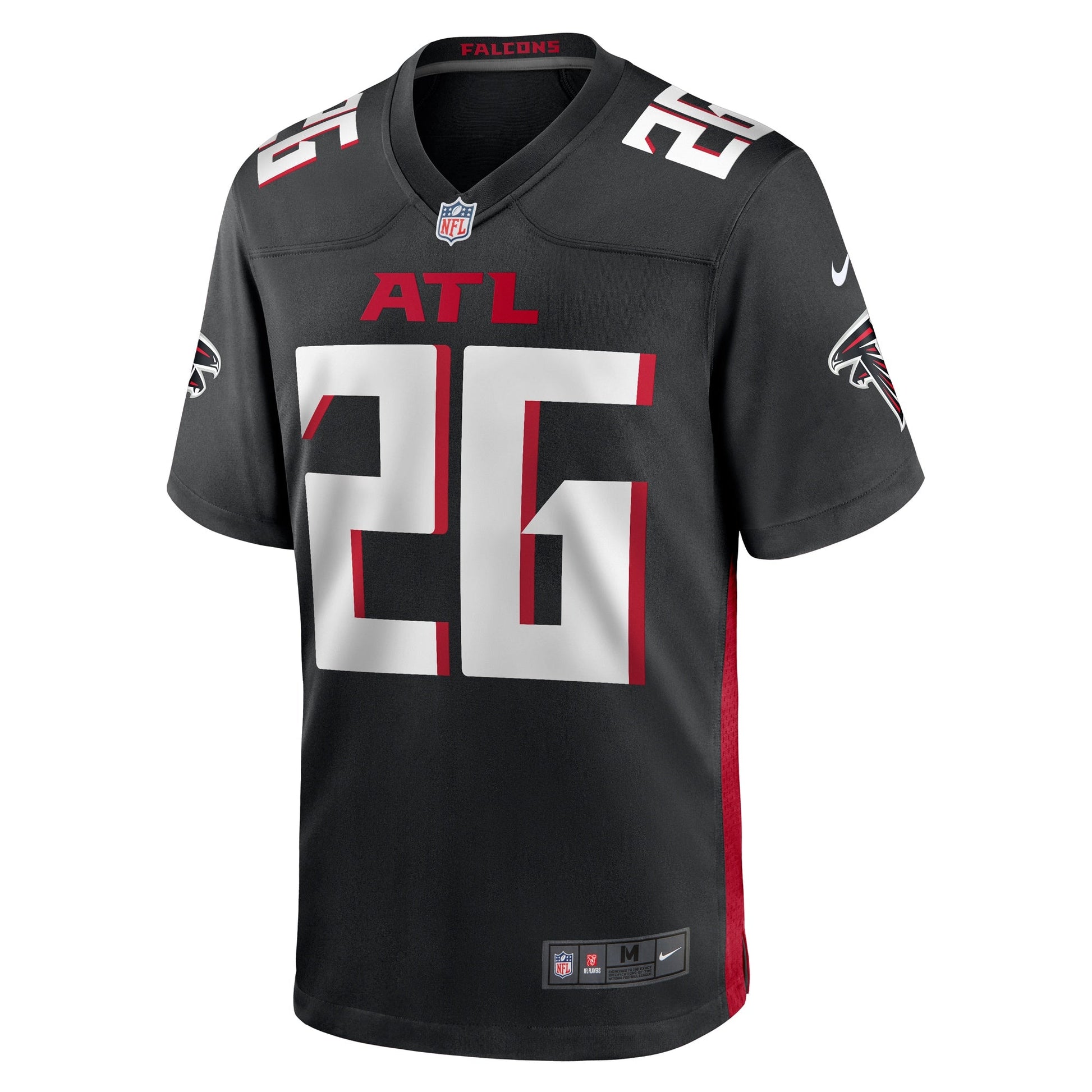 Avery Williams Atlanta Falcons Game Jersey - Black football jersey product view 2