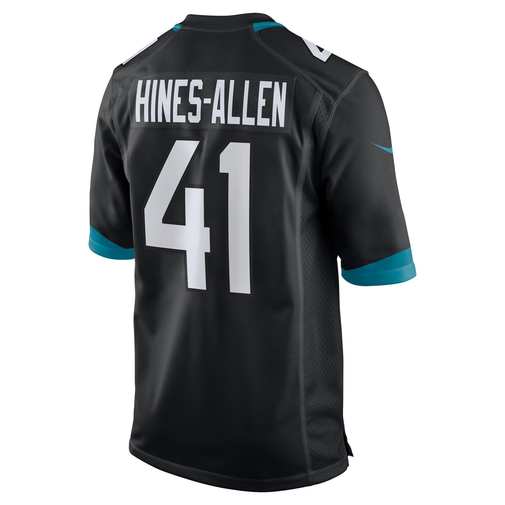 Josh Hines-Allen Jacksonville Jaguars Alternate Game Jersey - Black football jersey product view 3
