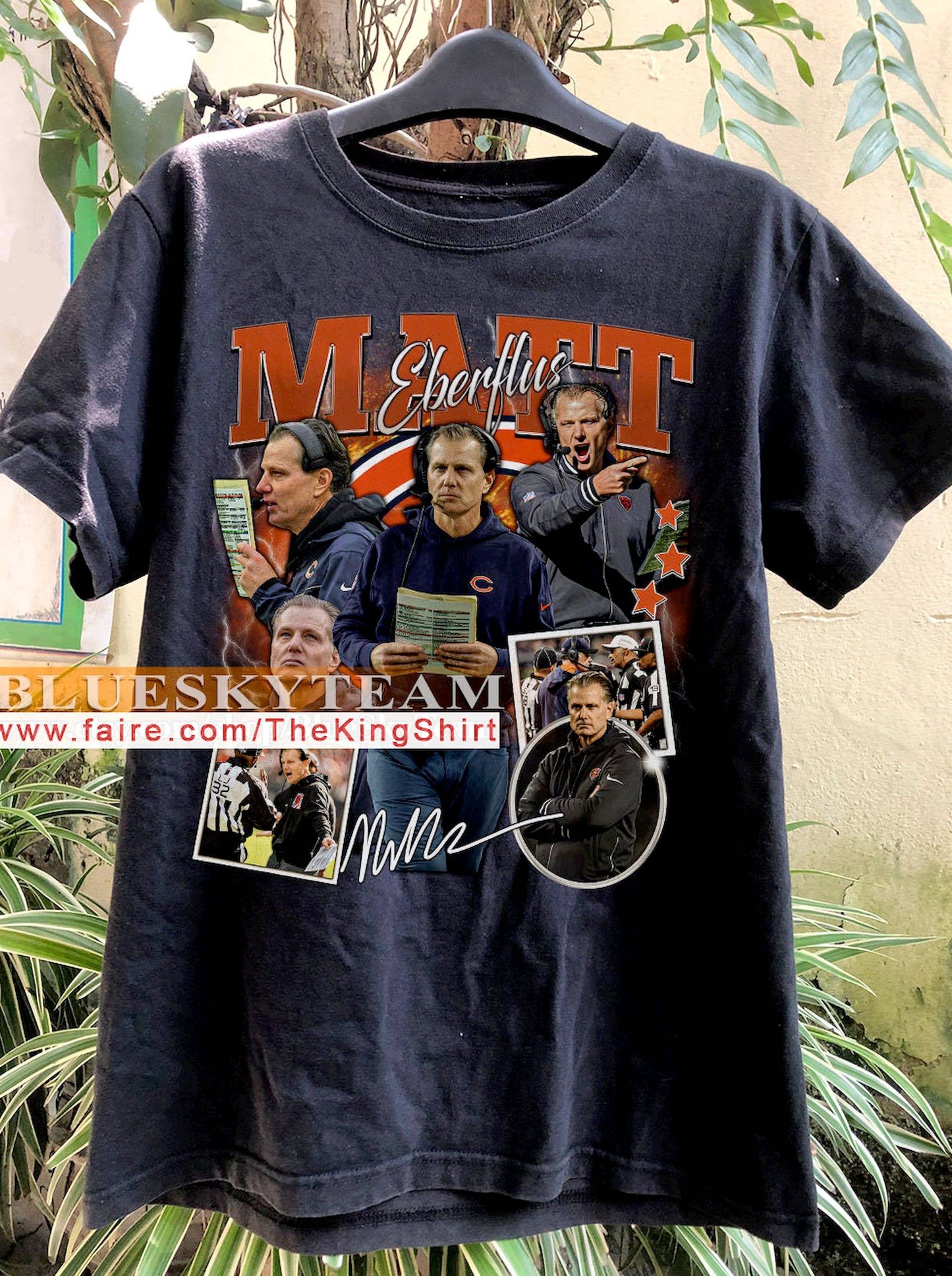 Vintage 90s Matt Eberflus Graphic Retro Sport T-Shirt Unisex T-shirt, Sweatshirt, Hoodie, Long Sleeve Tee - T-Shirt, Sweatshirt, Hoodie