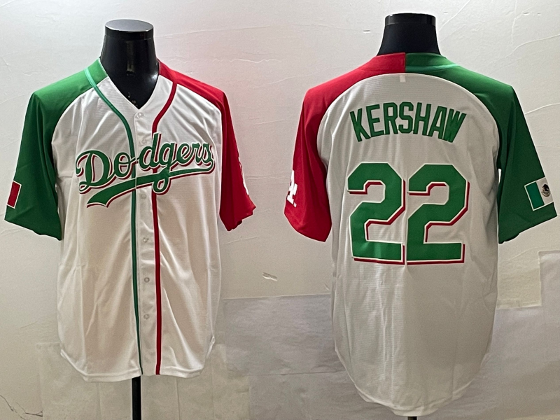 Men's Los Angeles Dodgers Clayton Kershaw White Player Jersey baseball jersey product view 1