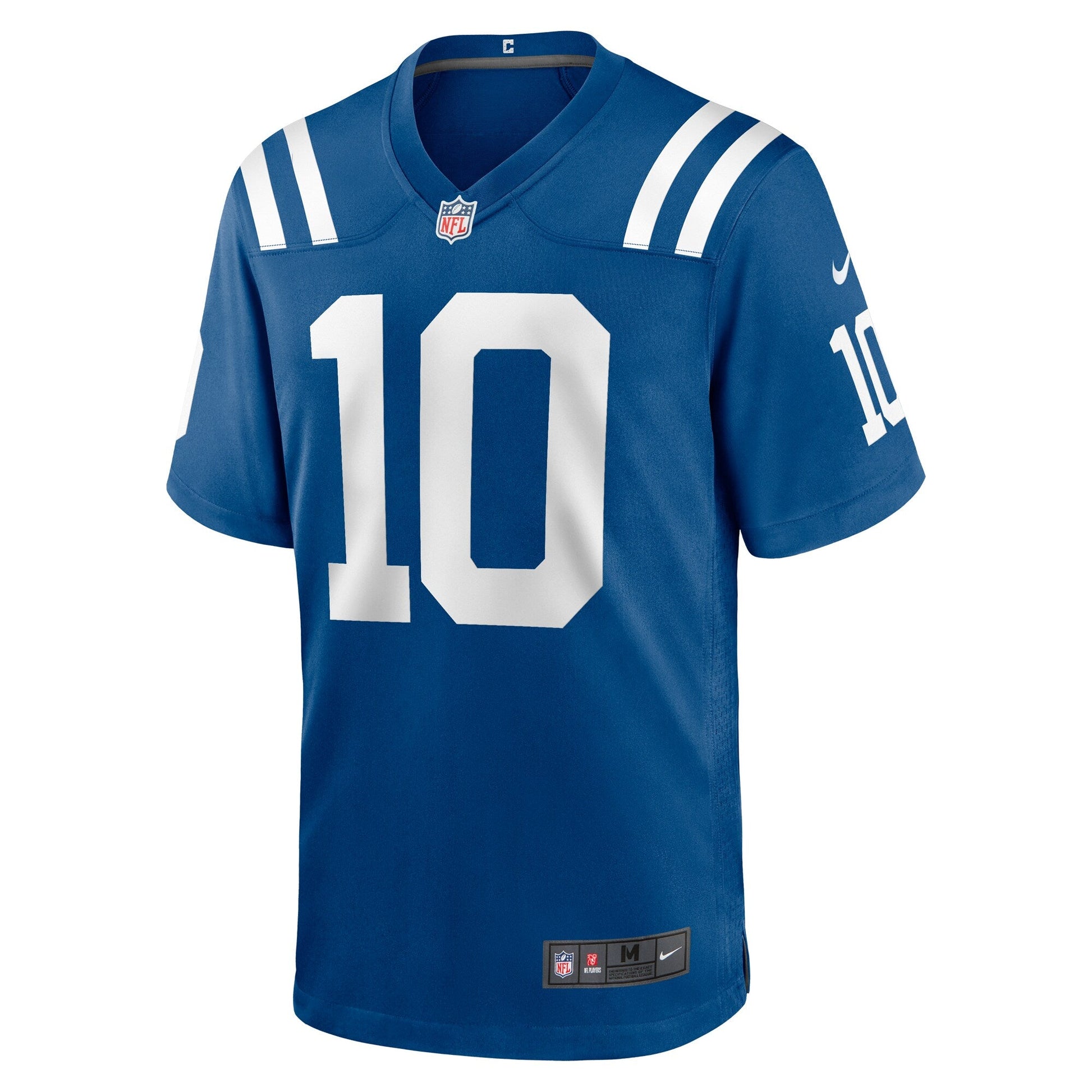 Adonai Mitchell Indianapolis Colts 2024 NFL Draft Game Jersey - Royal football jersey product view 2