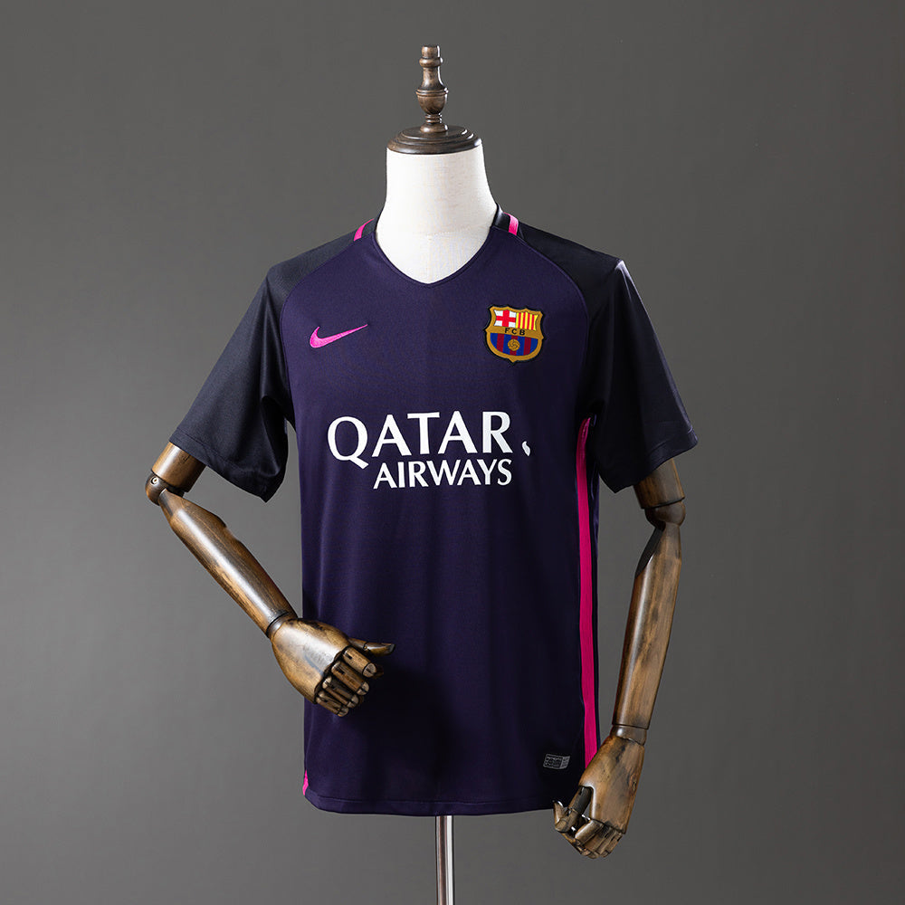 Barcelona 16/17 Away Retro Jersey sports jersey product view 1