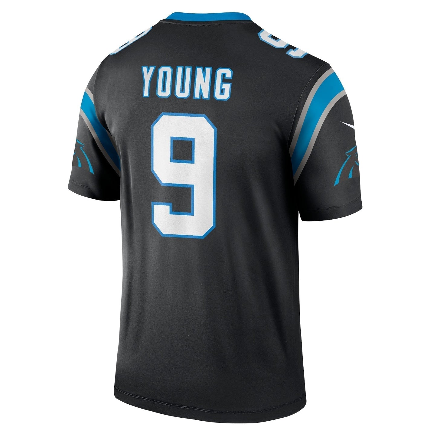 Bryce Young Carolina Panthers Legend Jersey - Black football jersey product view 3
