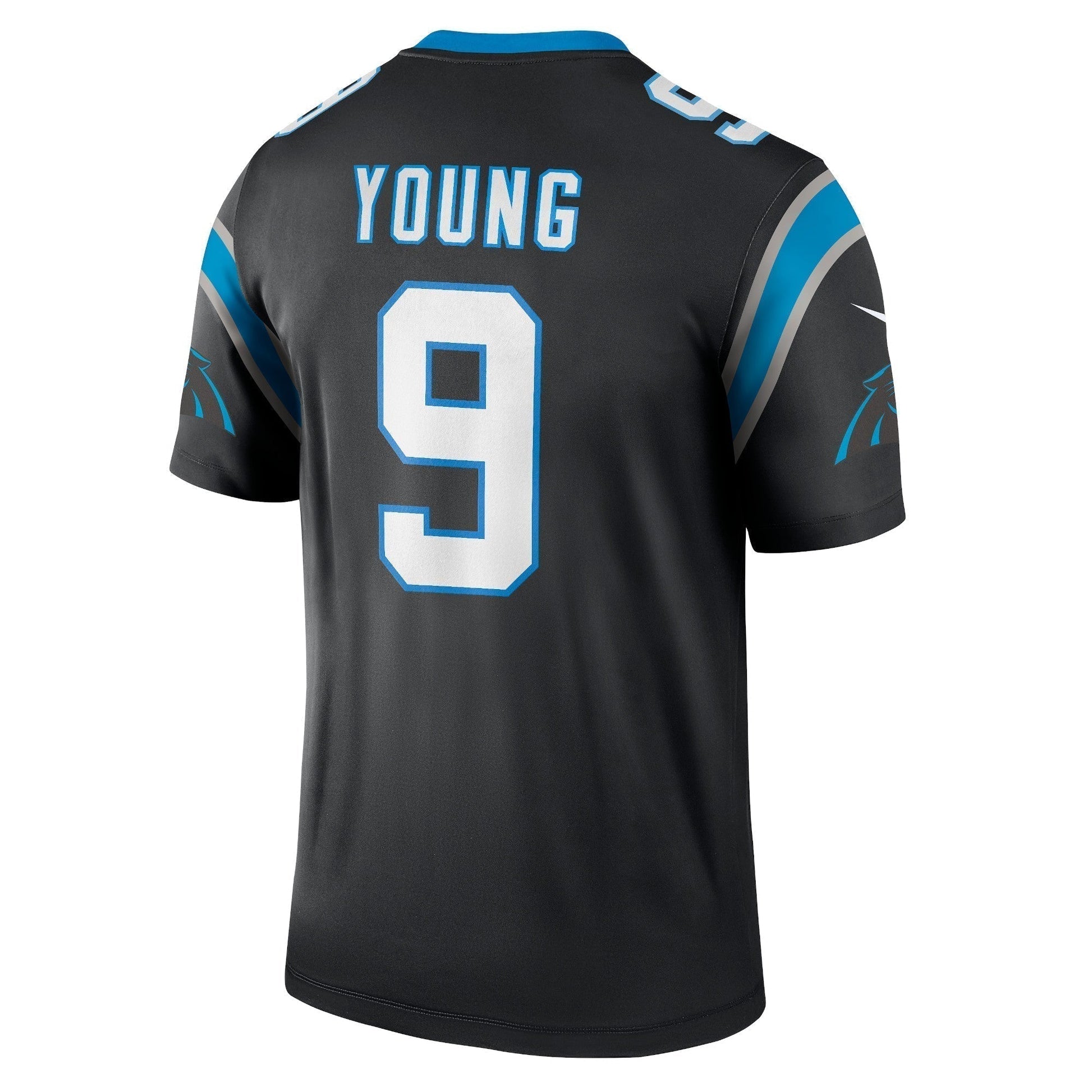 Bryce Young Carolina Panthers Legend Jersey - Black football jersey product view 3