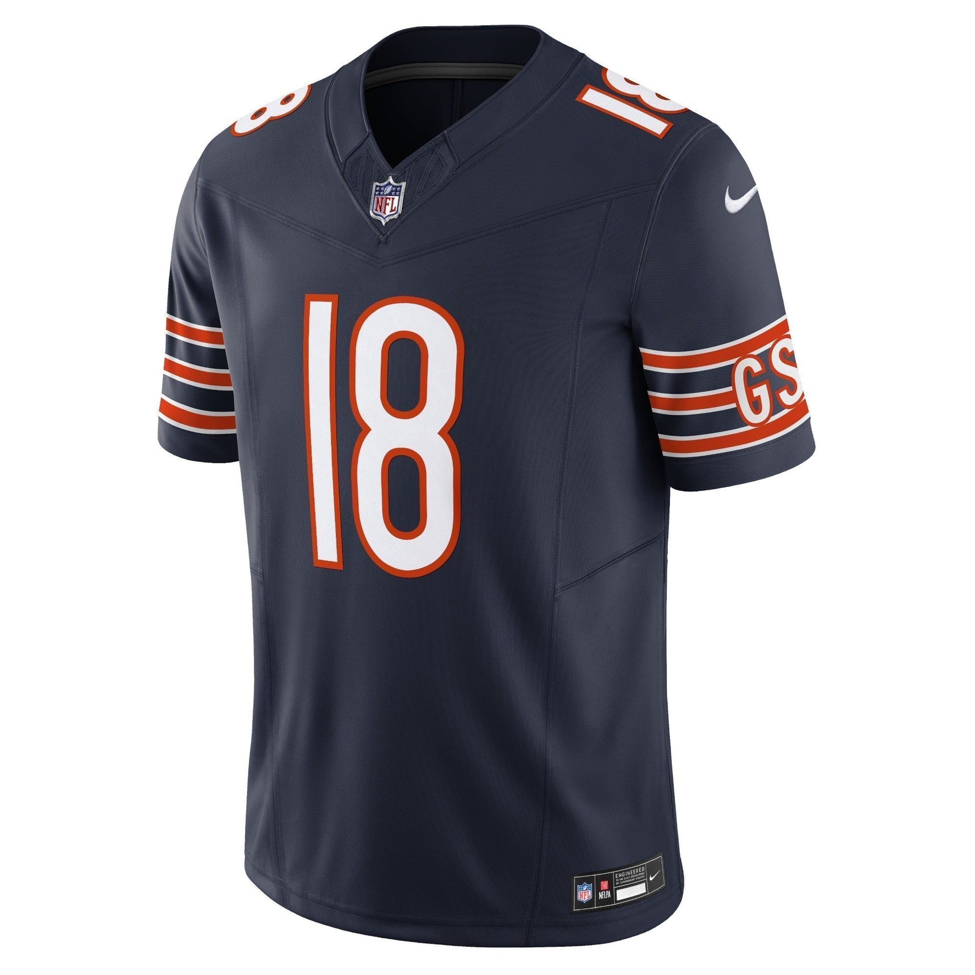 Caleb Williams Chicago Bears Vapor F.U.S.E. Limited Jersey - Navy football jersey product view 2