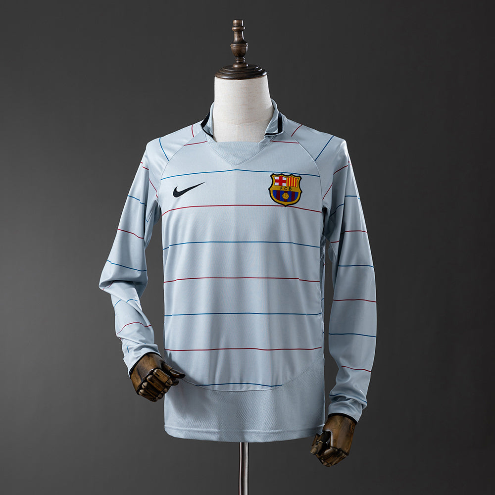 Barcelona 03/04 Away Retro Jersey sports jersey product view 1