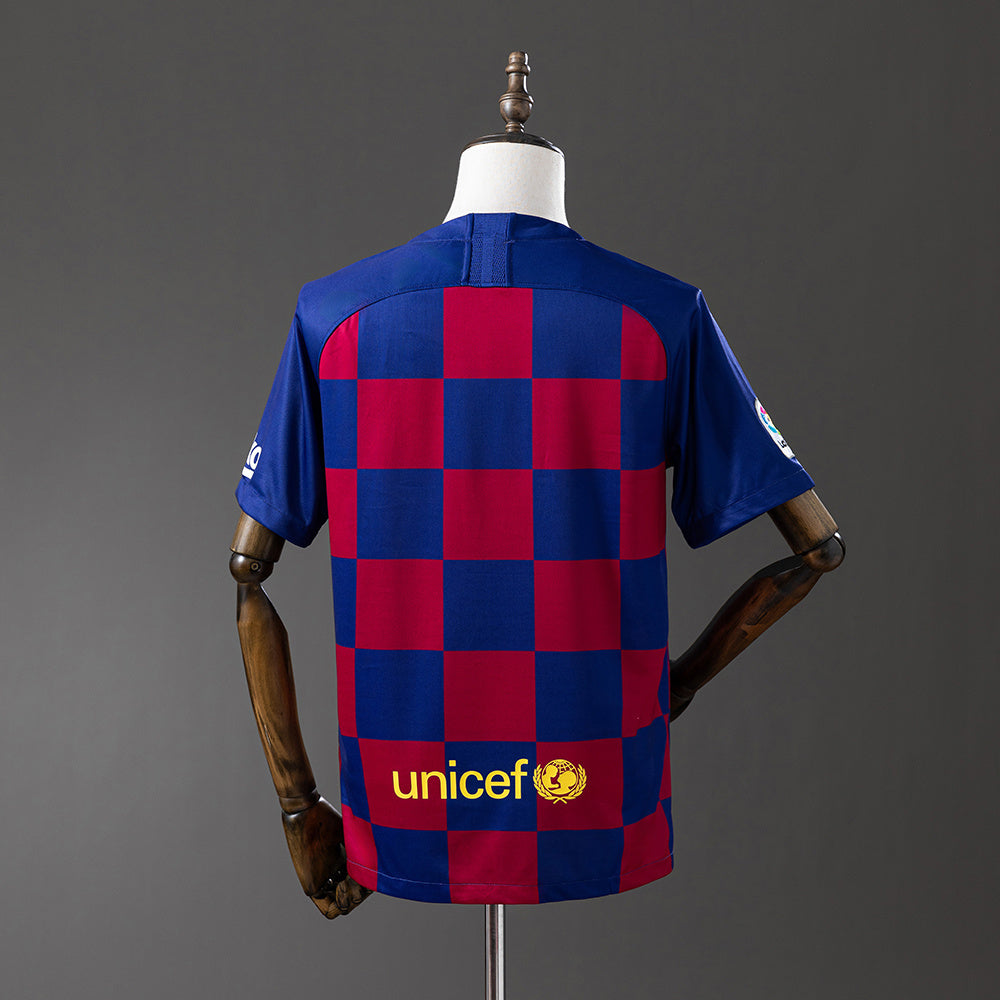 Barcelona 19/20 Home Retro Jersey sports jersey product view 2