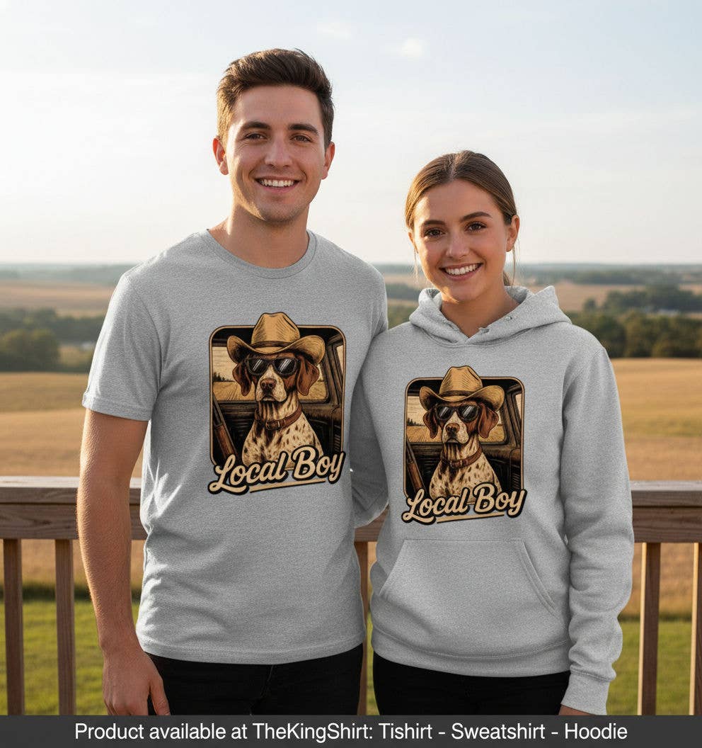 Lb Cowboy Hat Hunting Dog Graphic T-Shirt Unisex T-shirt, Sweatshirt, Hoodie, Long Sleeve Tee - T-Shirt, Sweatshirt, Hoodie