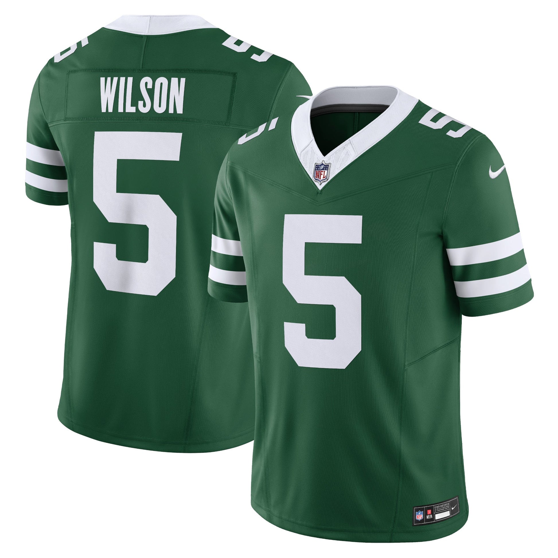 Garrett Wilson New York Jets Vapor F.U.S.E. Limited Jersey - Legacy Green football jersey product view 1