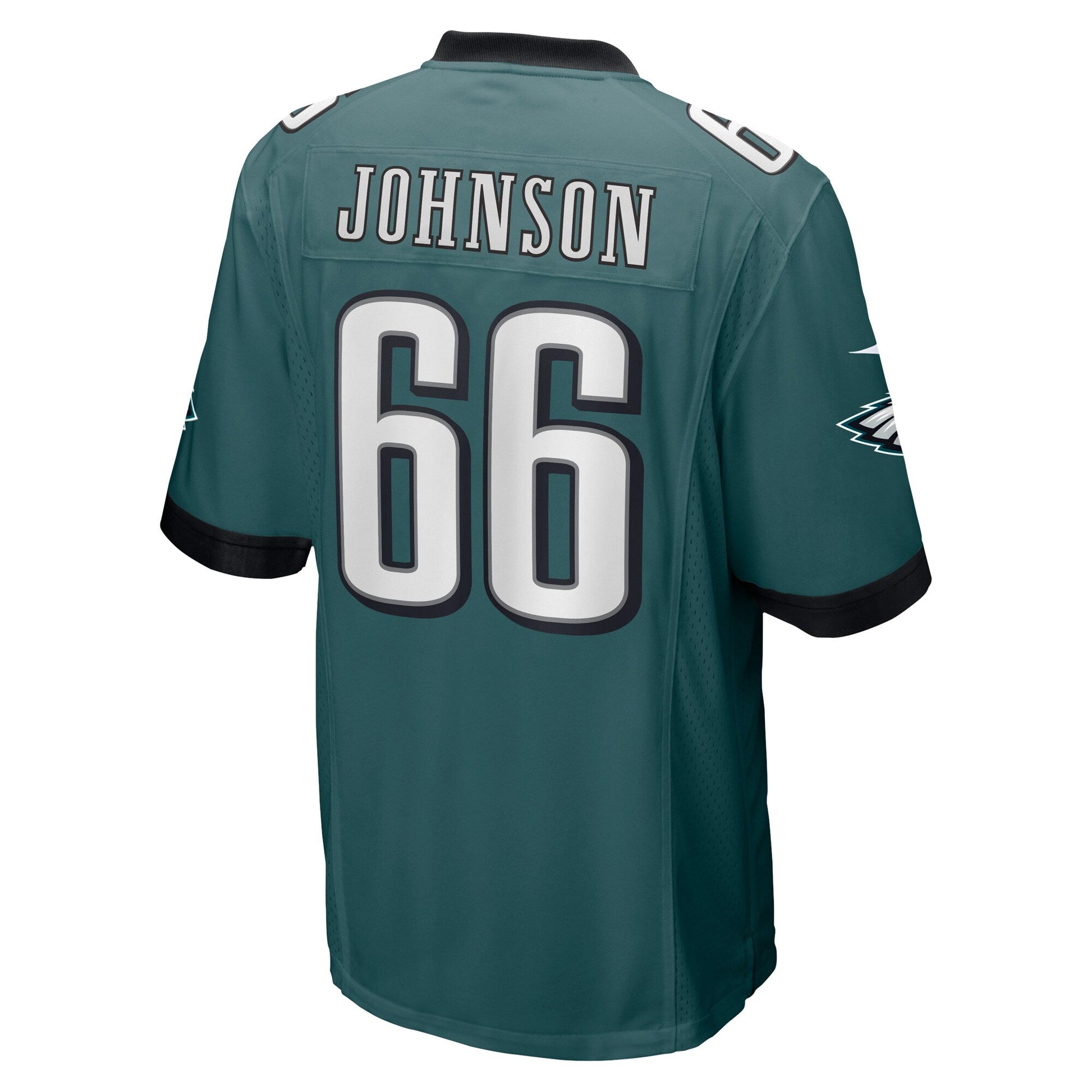 Roderick Johnson Philadelphia Eagles Game Jersey - Midnight Green football jersey product view 3