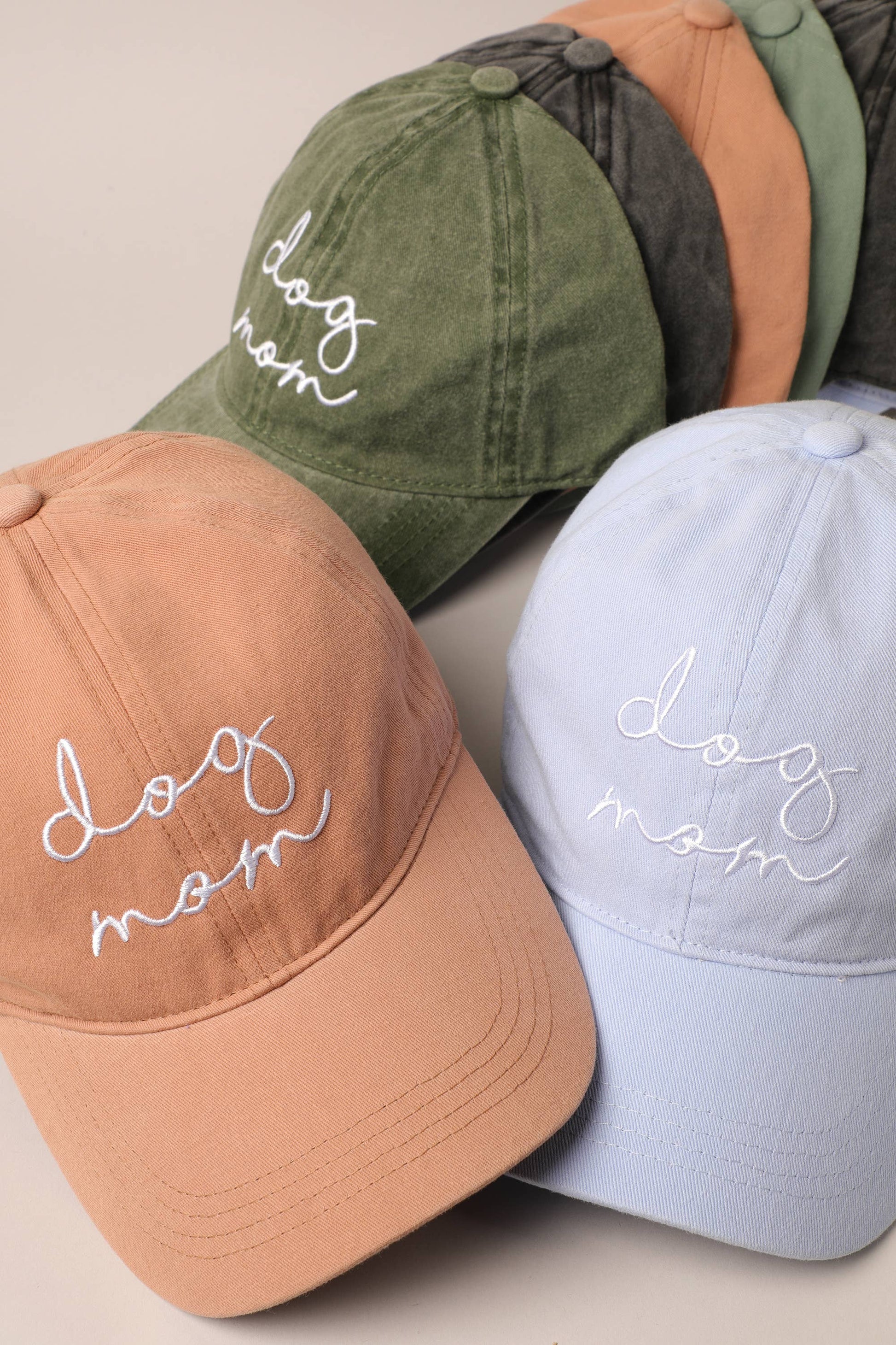 Dog Mom Lettering Embroidery Baseball Cap Unisex T-shirt, Sweatshirt, Hoodie, Long Sleeve Tee - T-Shirt, Sweatshirt, Hoodie