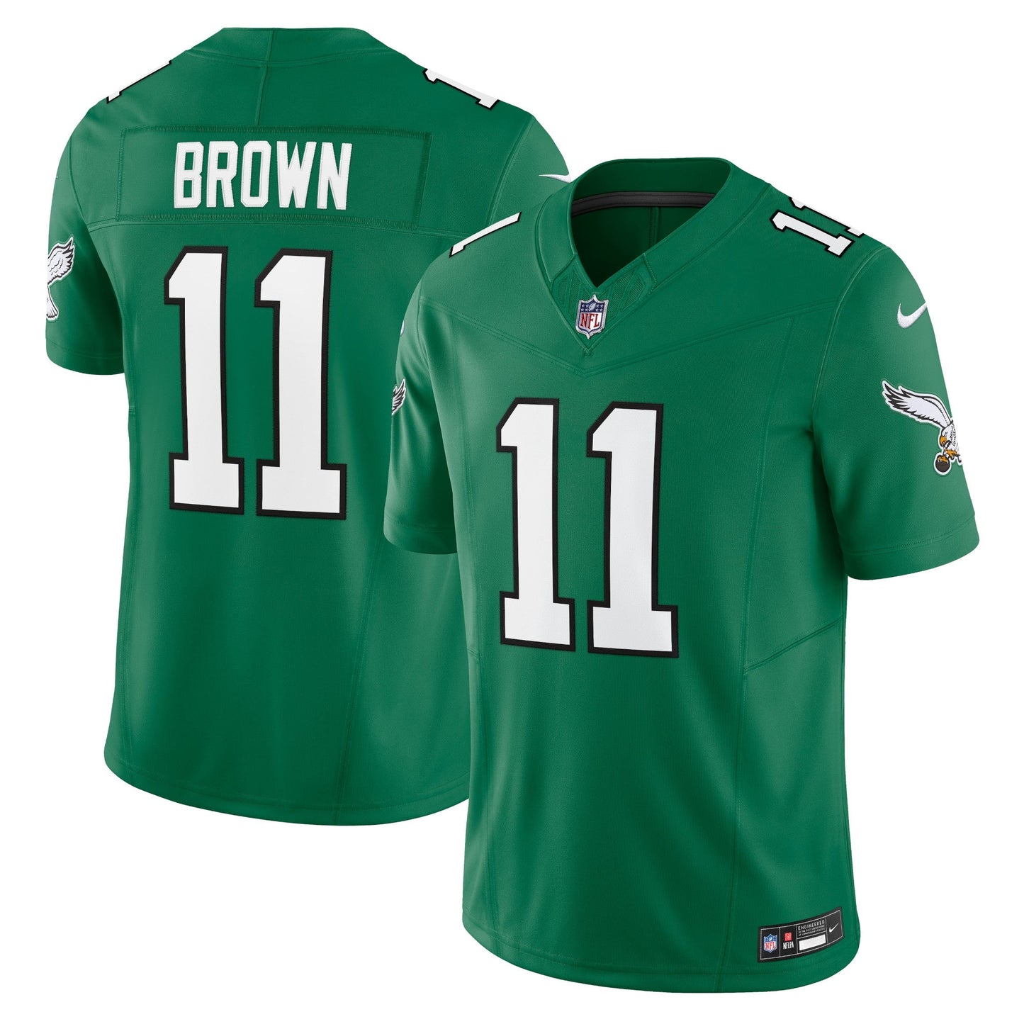Philadelphia Eagles 11# A.J. Brown Vapor F.U.S.E. Limited Jersey football jersey product view 1