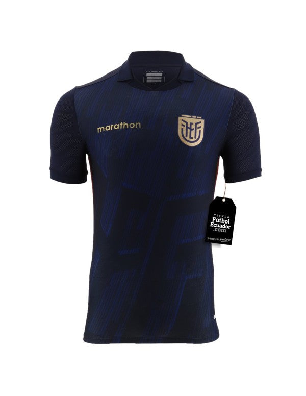 Ecuador America's Cup Blue football jersey product view 1