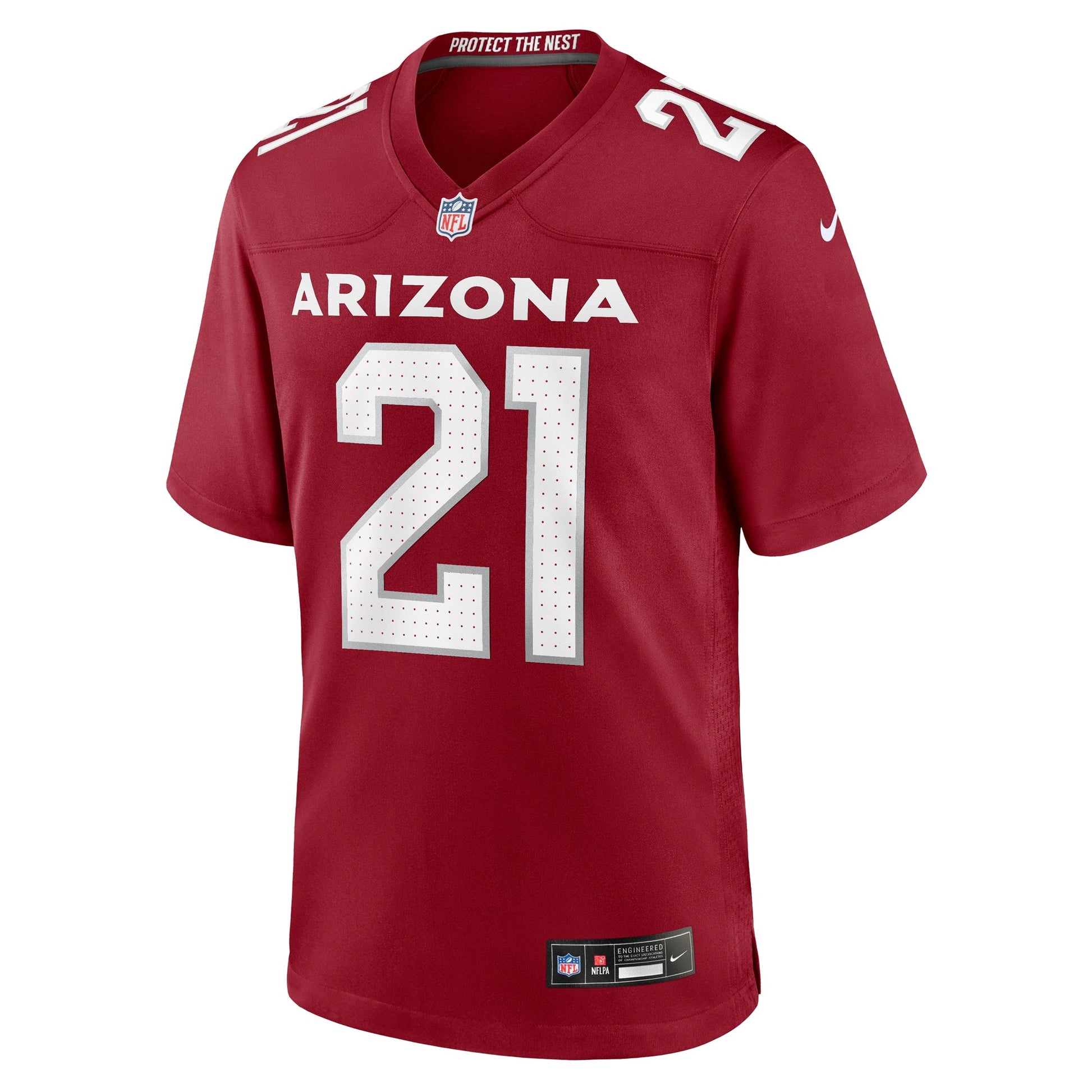 Garrett Williams Arizona Cardinals Game Jersey - Cardinal football jersey product view 2