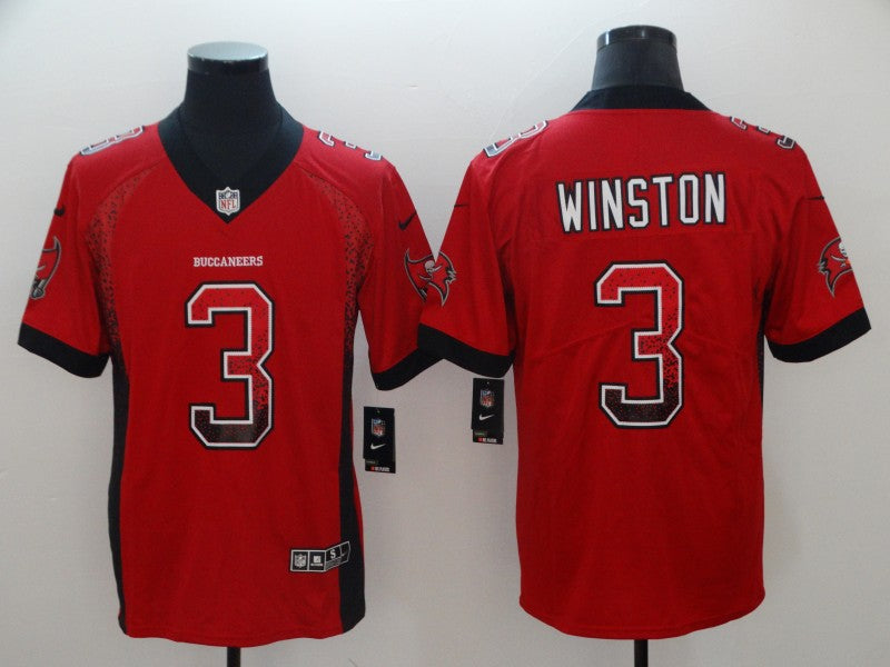 Men's Tampa Bay Buccaneers Jameis Winston #3 Red Game Player Jersey1 football jersey product view 1