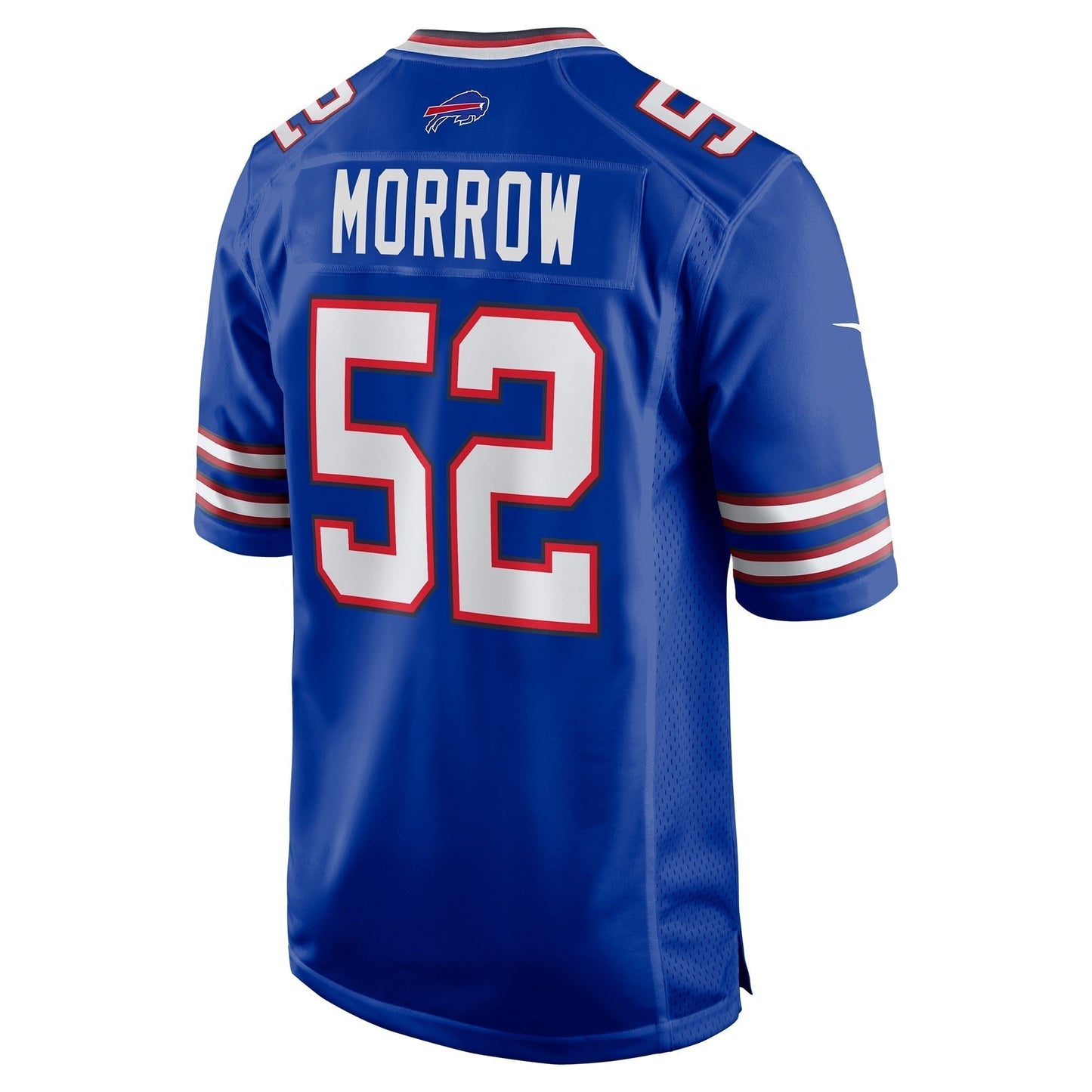 Nicholas Morrow Buffalo Bills Game Jersey - Royal football jersey product view 3