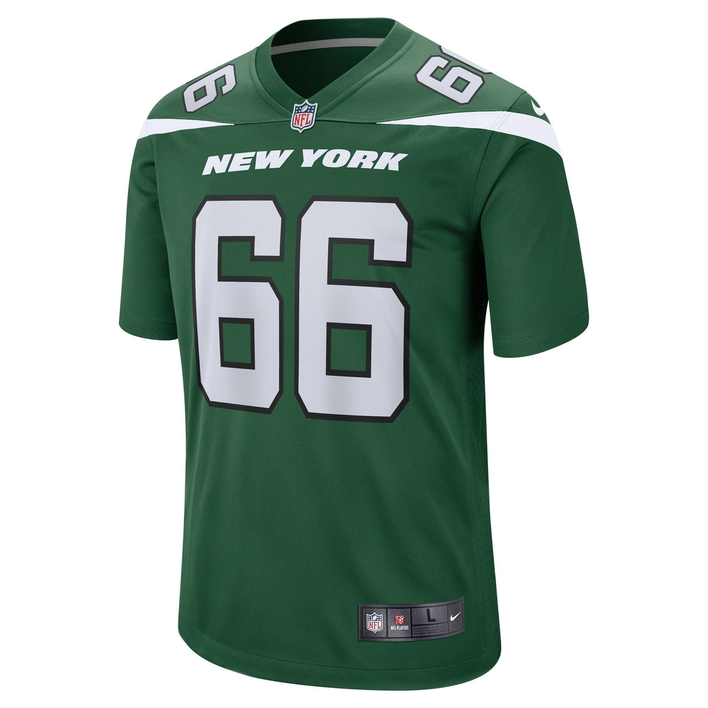 Joe Tippmann New York Jets Game Jersey - Gotham Green football jersey product view 2