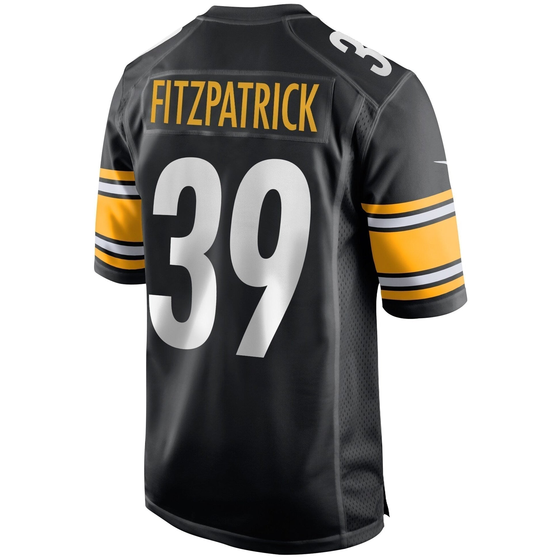 Minkah Fitzpatrick Pittsburgh Steelers Game Jersey - Black football jersey product view 3