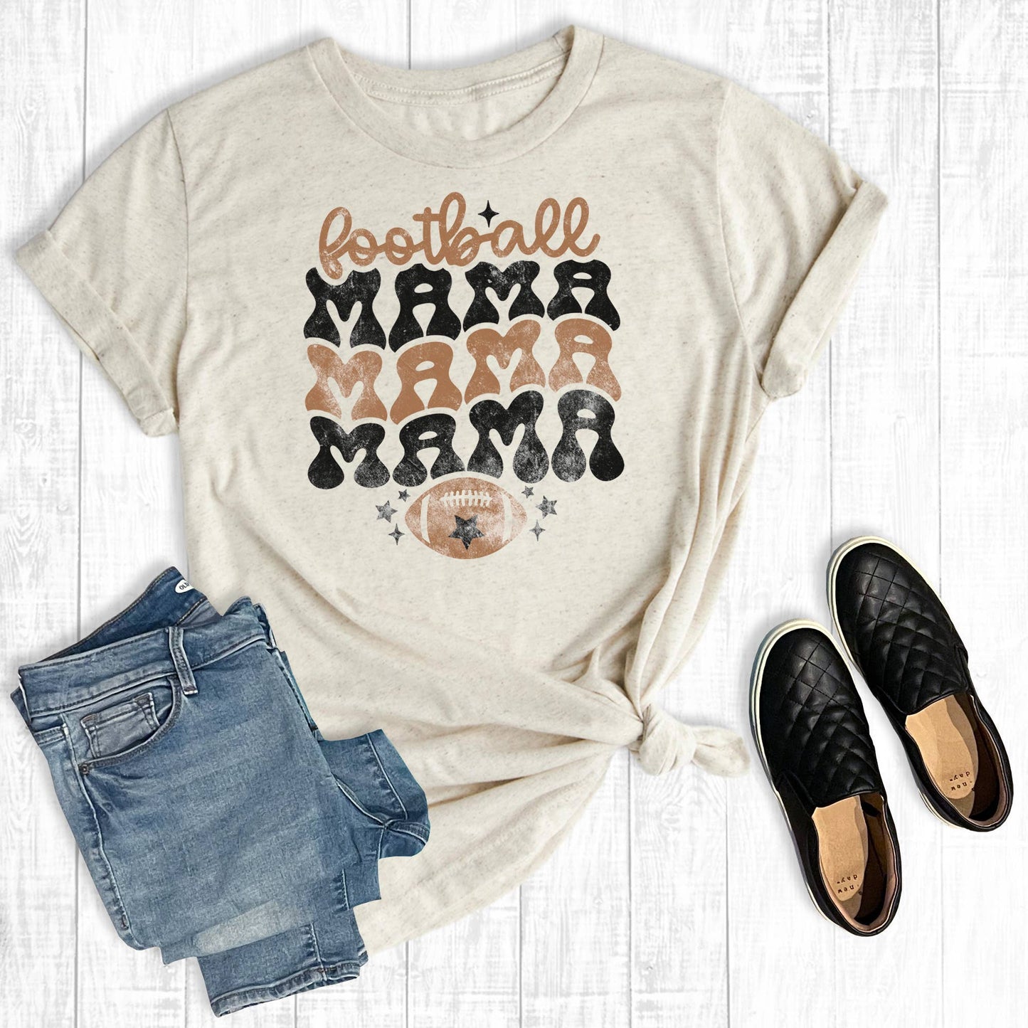 Vintage Football Mama Mama Mama Unisex T-shirt, Sweatshirt, Hoodie, Long Sleeve Tee - T-Shirt, Sweatshirt, Hoodie