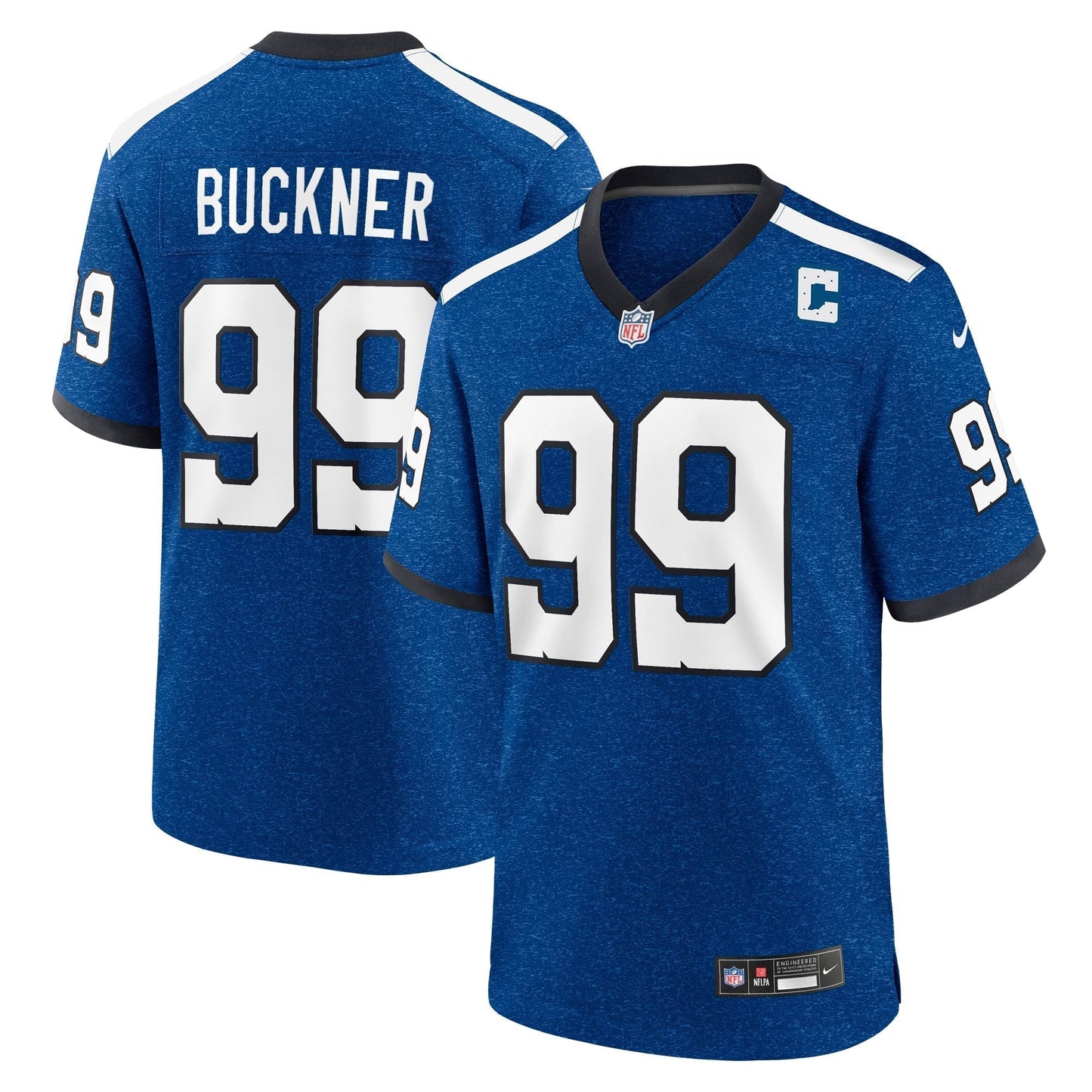 DeForest Buckner Indianapolis Colts Indiana Nights Alternate Game Jersey - Royal football jersey product view 1