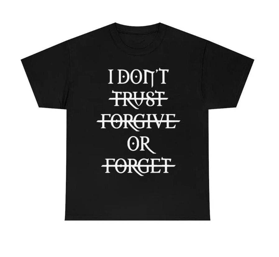 Ken Carson X Destroy Lonely Tour Tee I Don't Trust Forgive Unisex T-shirt, Sweatshirt, Hoodie, Long Sleeve Tee - T-Shirt, Sweatshirt, Hoodie