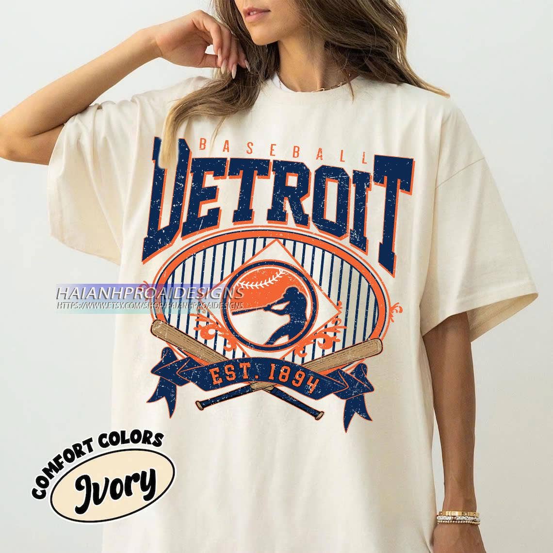 Detroit Tiger Vintage Baseball Tee Retro Tee For Sports Fans Unisex T-shirt, Sweatshirt, Hoodie, Long Sleeve Tee - T-Shirt, Sweatshirt, Hoodie
