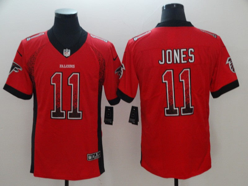 Men's Atlanta Falcons Julio Jones #11 Red Authentic Game Jersey1 football jersey product view 1
