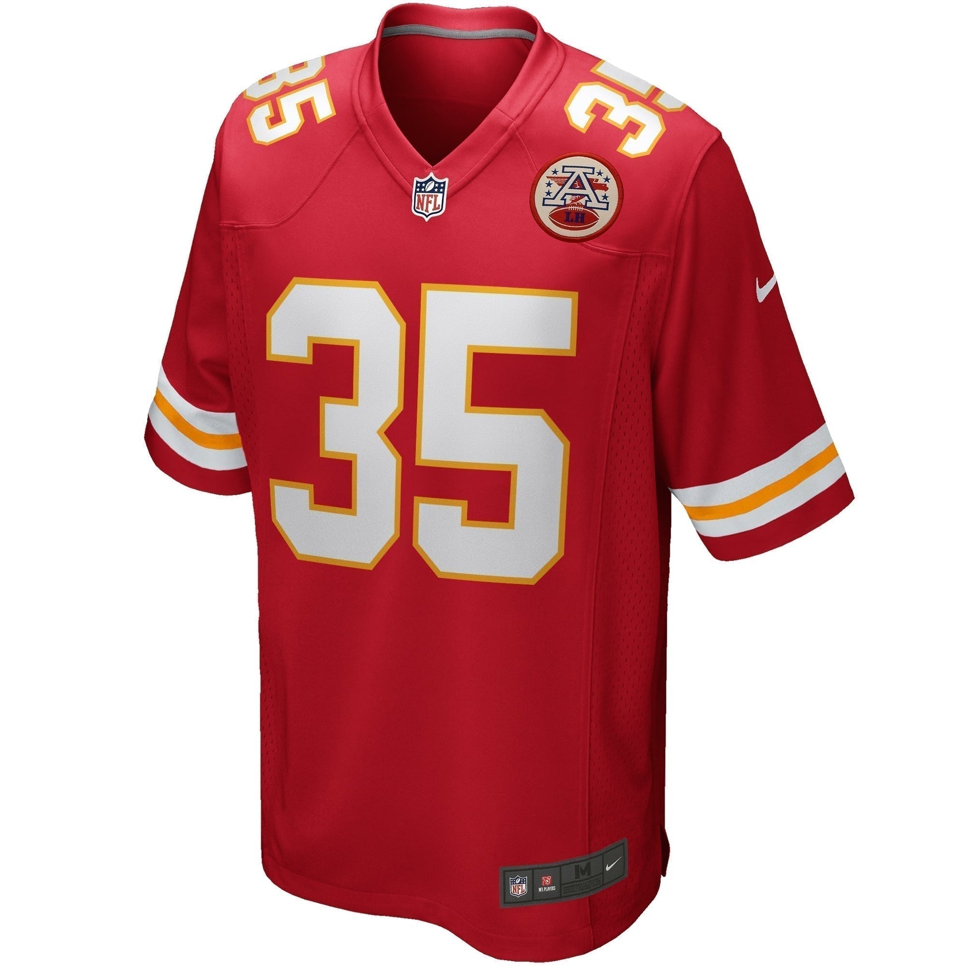 Christian Okoye Kansas City Chiefs Game Retired Jersey - Red football jersey product view 2