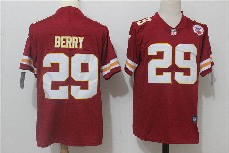 Men's Kansas City Chiefs Eric Berry #29 Red Game Jersey1 football jersey product view 1