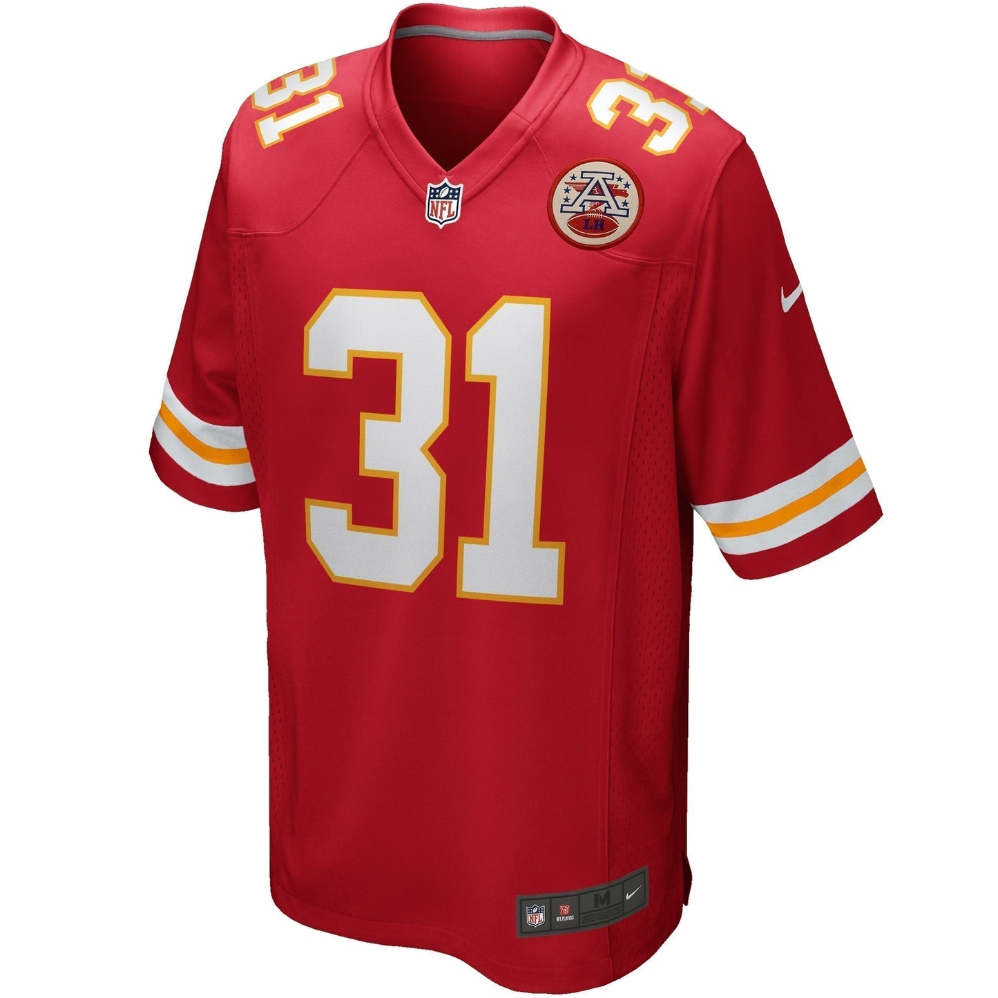 Priest Holmes Kansas City Chiefs Game Retired Jersey - Red football jersey product view 2
