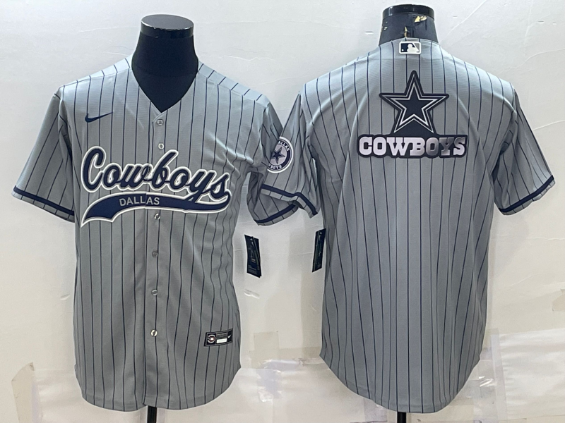 Men's Dallas Cowboys Gray Game Player Jersey football jersey product view 1