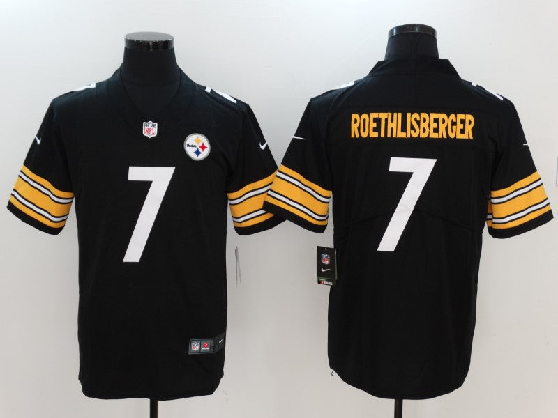 Men's Pittsburgh Steelers Ben Roethlisberger Black Game Jersey football jersey product view 1