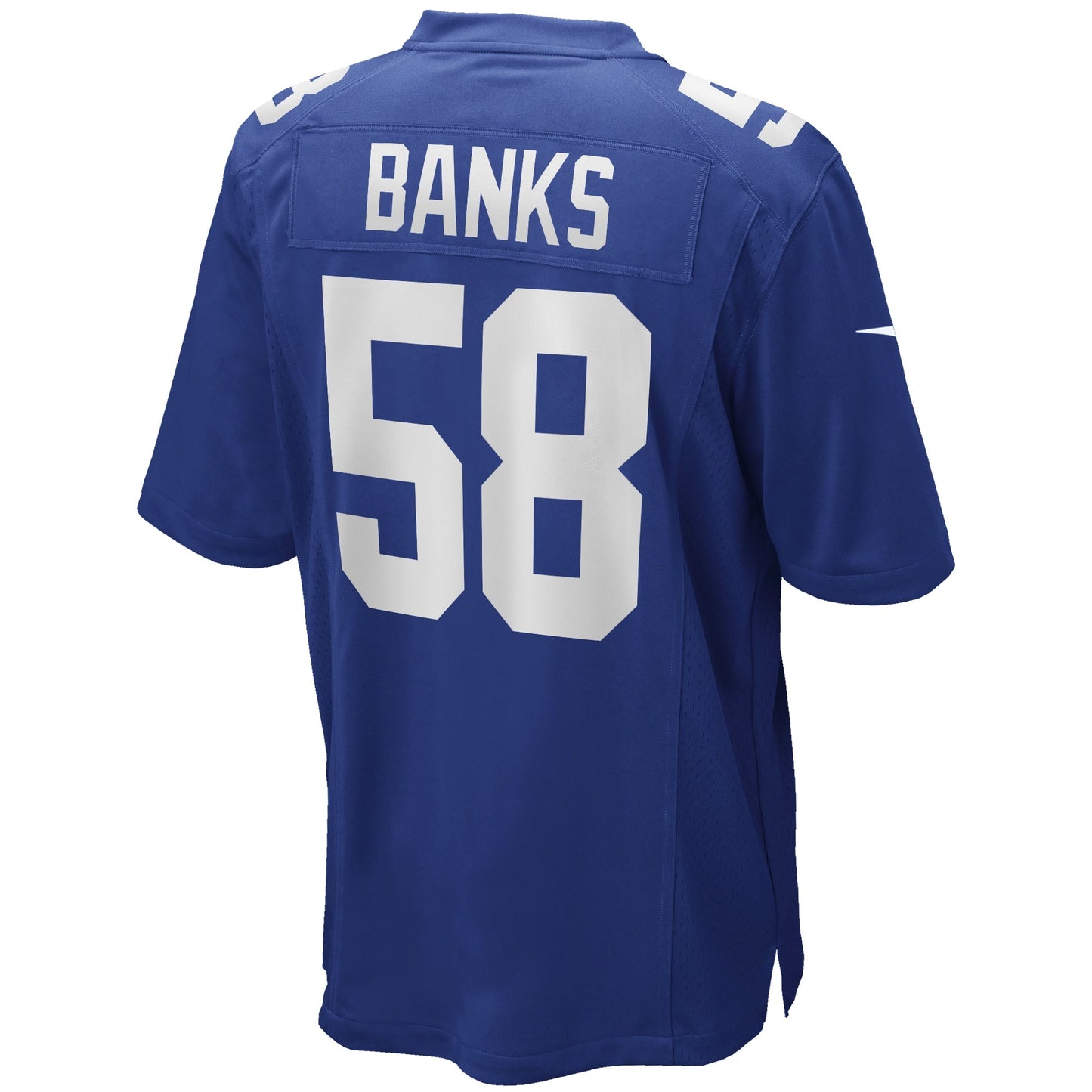 Carl Banks New York Giants Game Retired Jersey - Royal football jersey product view 3