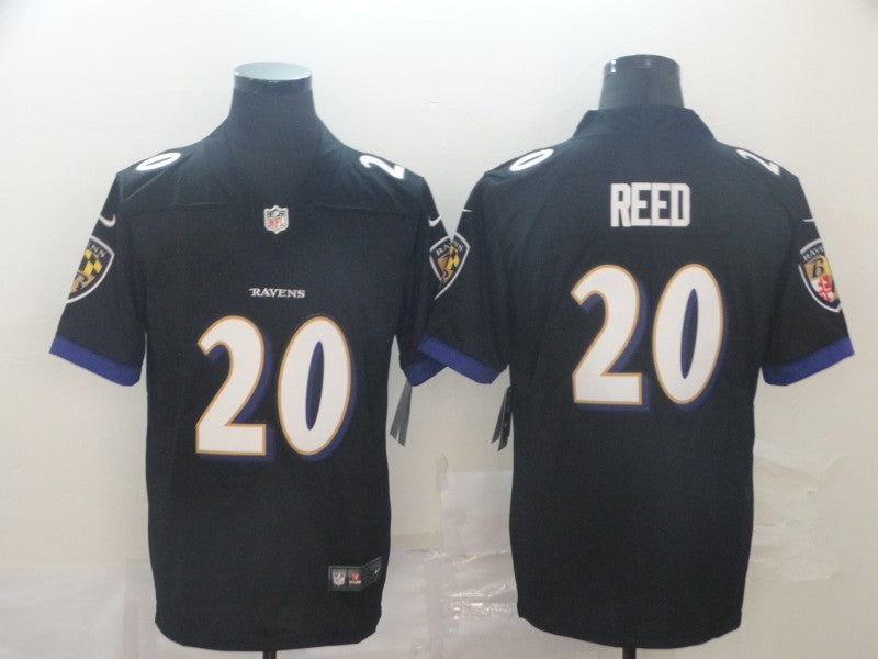 Men's Baltimore Ravens Ed Reed Black Game Jersey football jersey product view 1