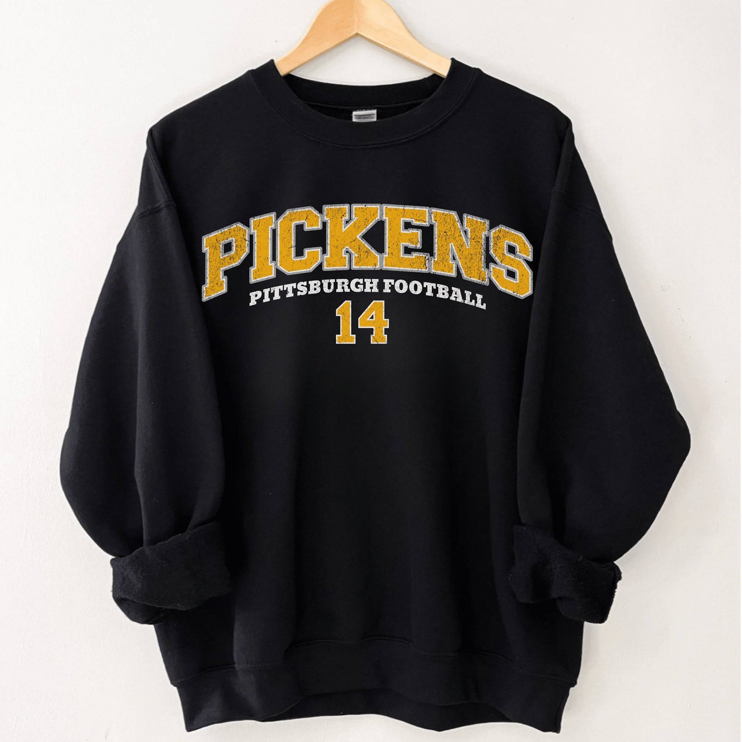 George Pickens Pittsburgh Football Sweatshirt Sweatshirt Gif Unisex T-shirt, Sweatshirt, Hoodie, Long Sleeve Tee - T-Shirt, Sweatshirt, Hoodie