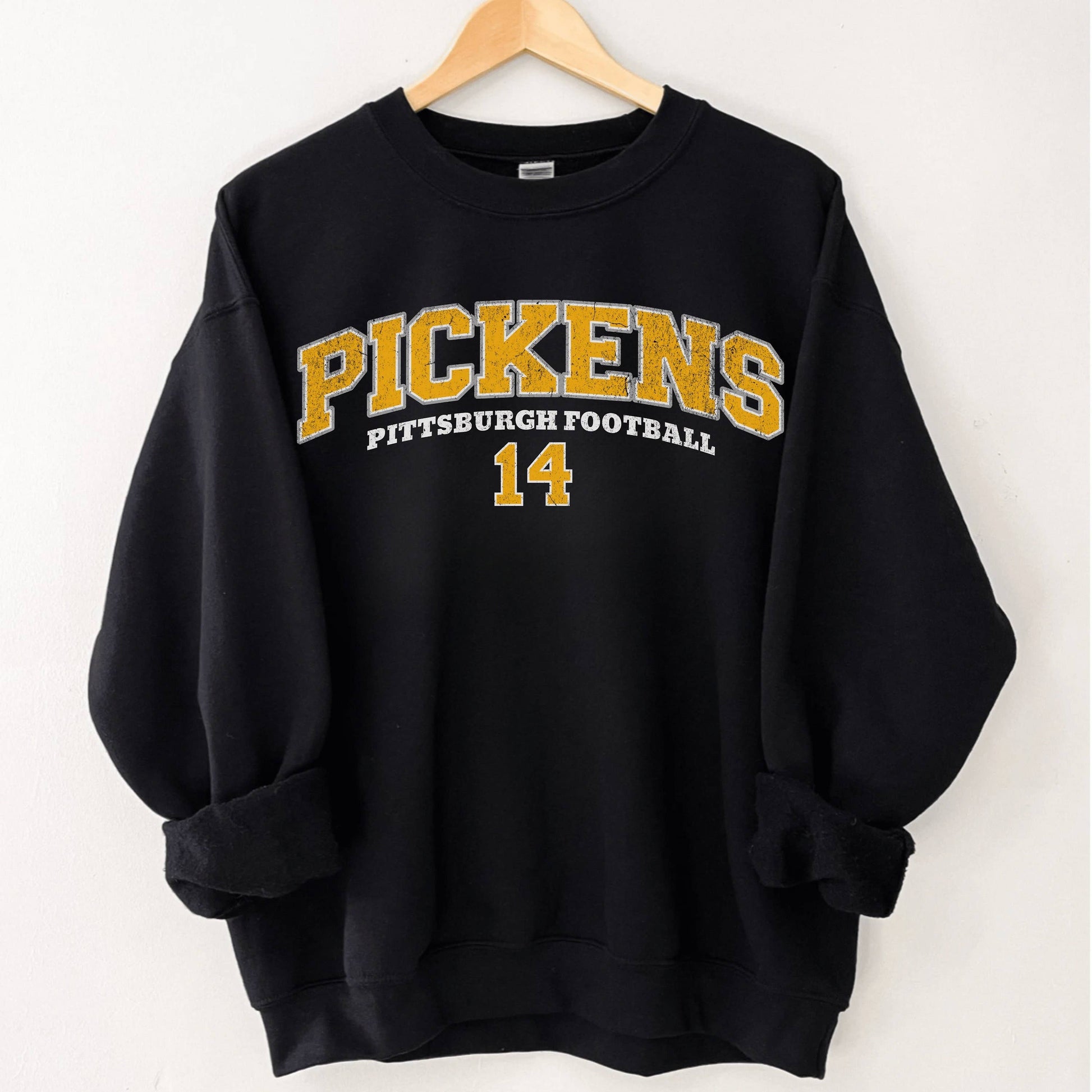 George Pickens Pittsburgh Football Sweatshirt Sweatshirt Gif Unisex T-shirt, Sweatshirt, Hoodie, Long Sleeve Tee - T-Shirt, Sweatshirt, Hoodie