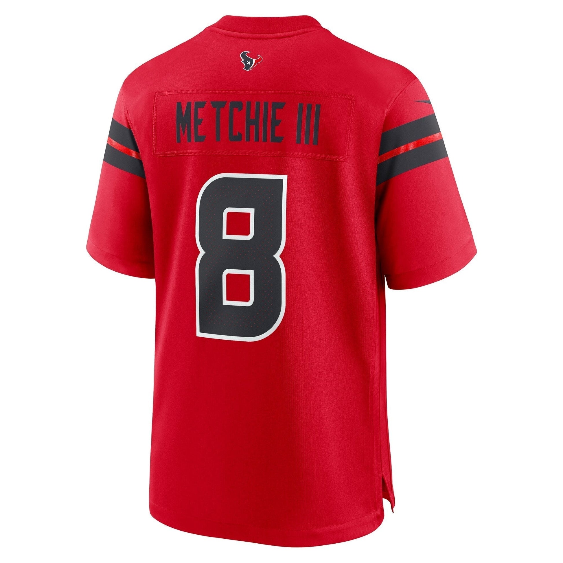John Metchie III Houston Texans Alternate Game Jersey - Red football jersey product view 3