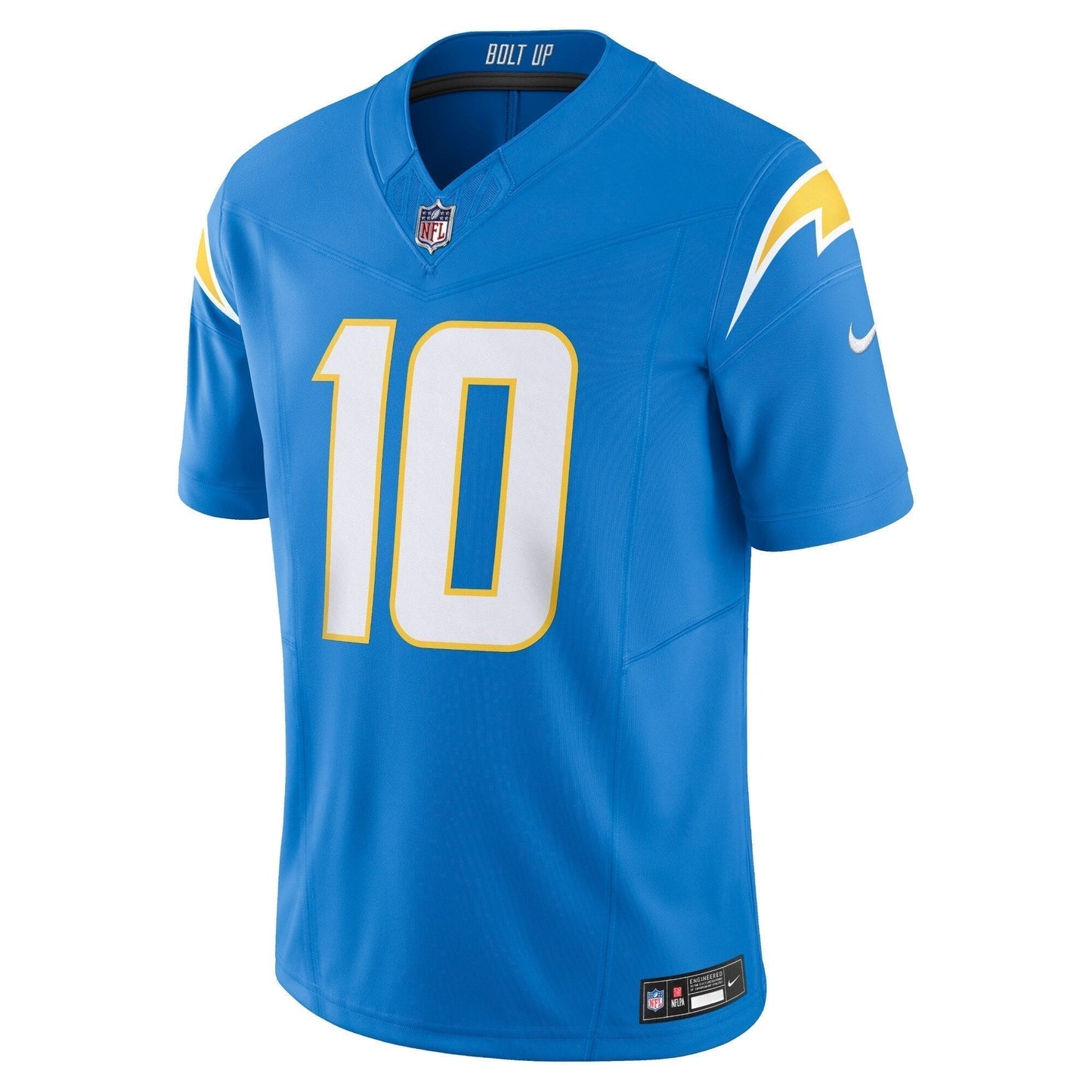 Justin Herbert Los Angeles Chargers Vapor F.U.S.E. Limited Jersey - Powder Blue football jersey product view 2