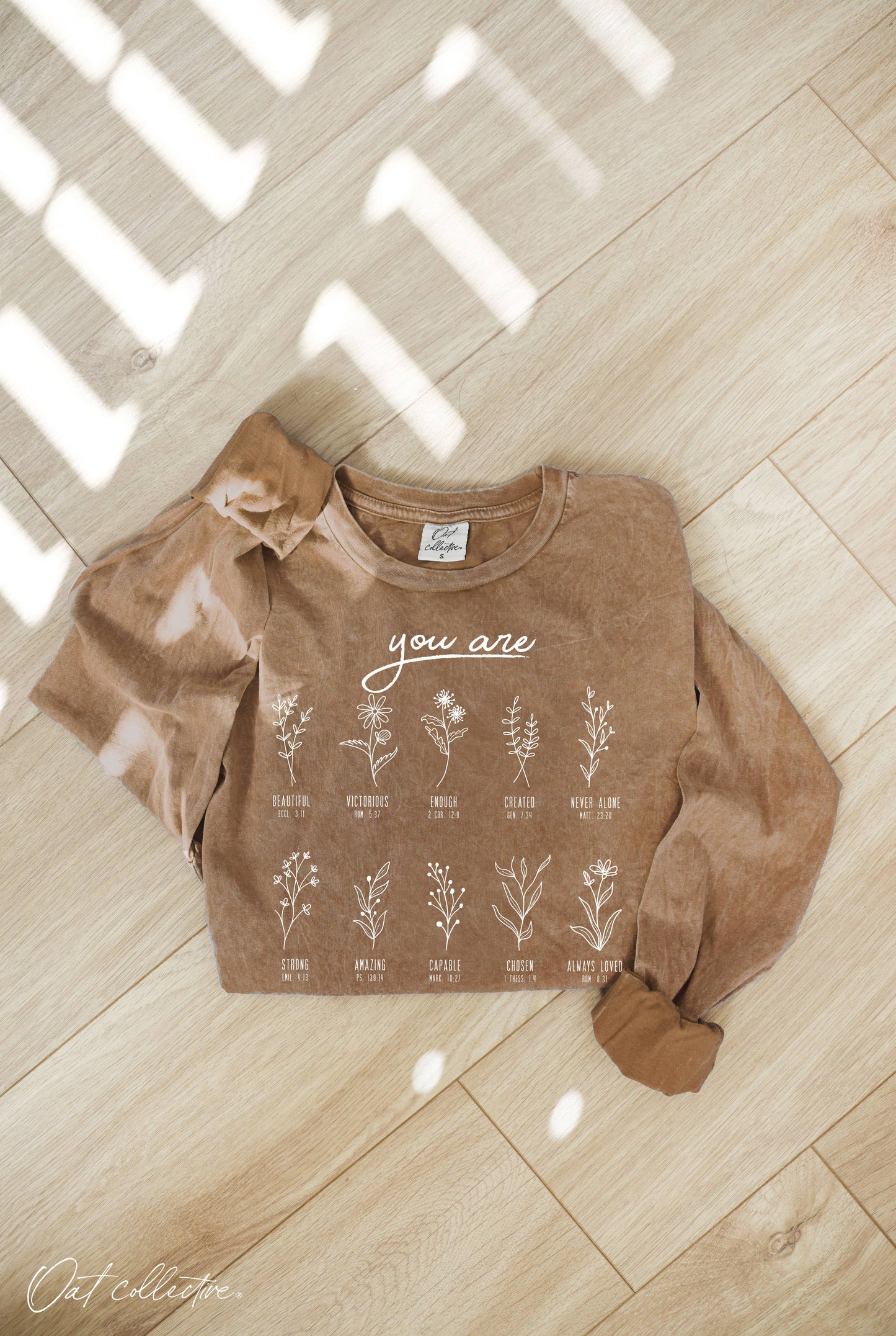 You Are Mineral Washed Long Sleeve Graphic Unisex T-shirt, Sweatshirt, Hoodie, Long Sleeve Tee - T-Shirt, Sweatshirt, Hoodie