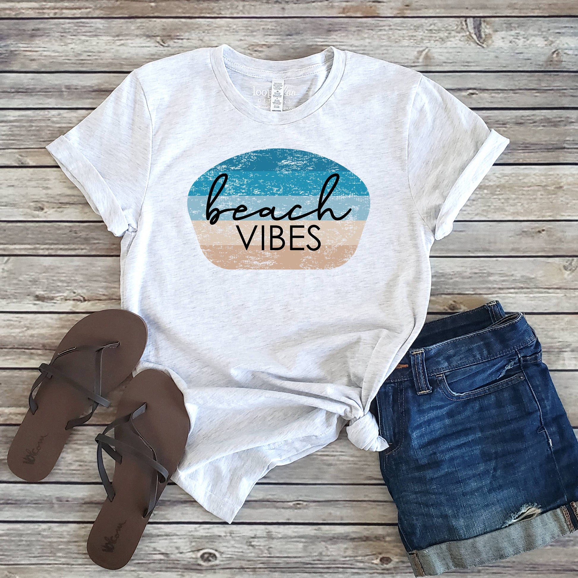 Beach Vibes Tee | Summer | Beach | Sizes XS-2X Unisex T-shirt, Sweatshirt, Hoodie, Long Sleeve Tee - T-Shirt, Sweatshirt, Hoodie