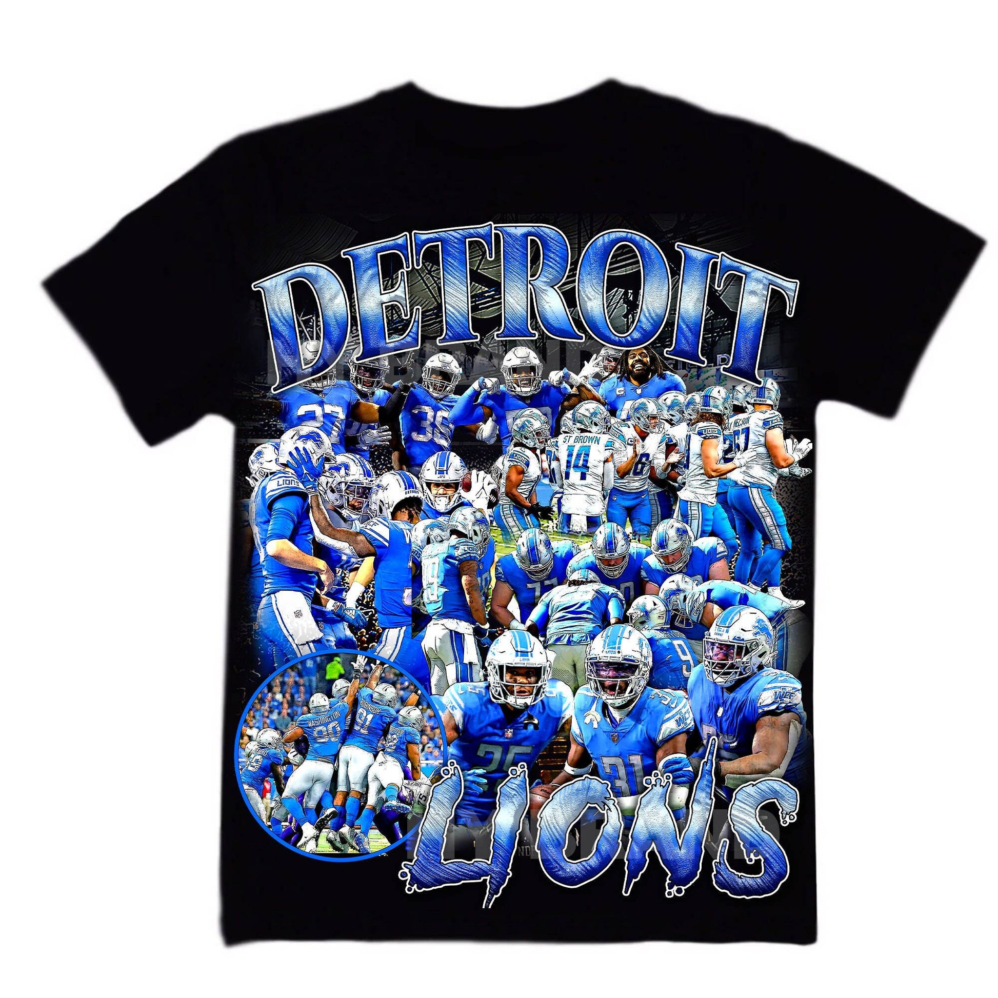 Vintage Detroit Football Team Classic Football Tee Unisex T-shirt, Sweatshirt, Hoodie, Long Sleeve Tee - T-Shirt, Sweatshirt, Hoodie