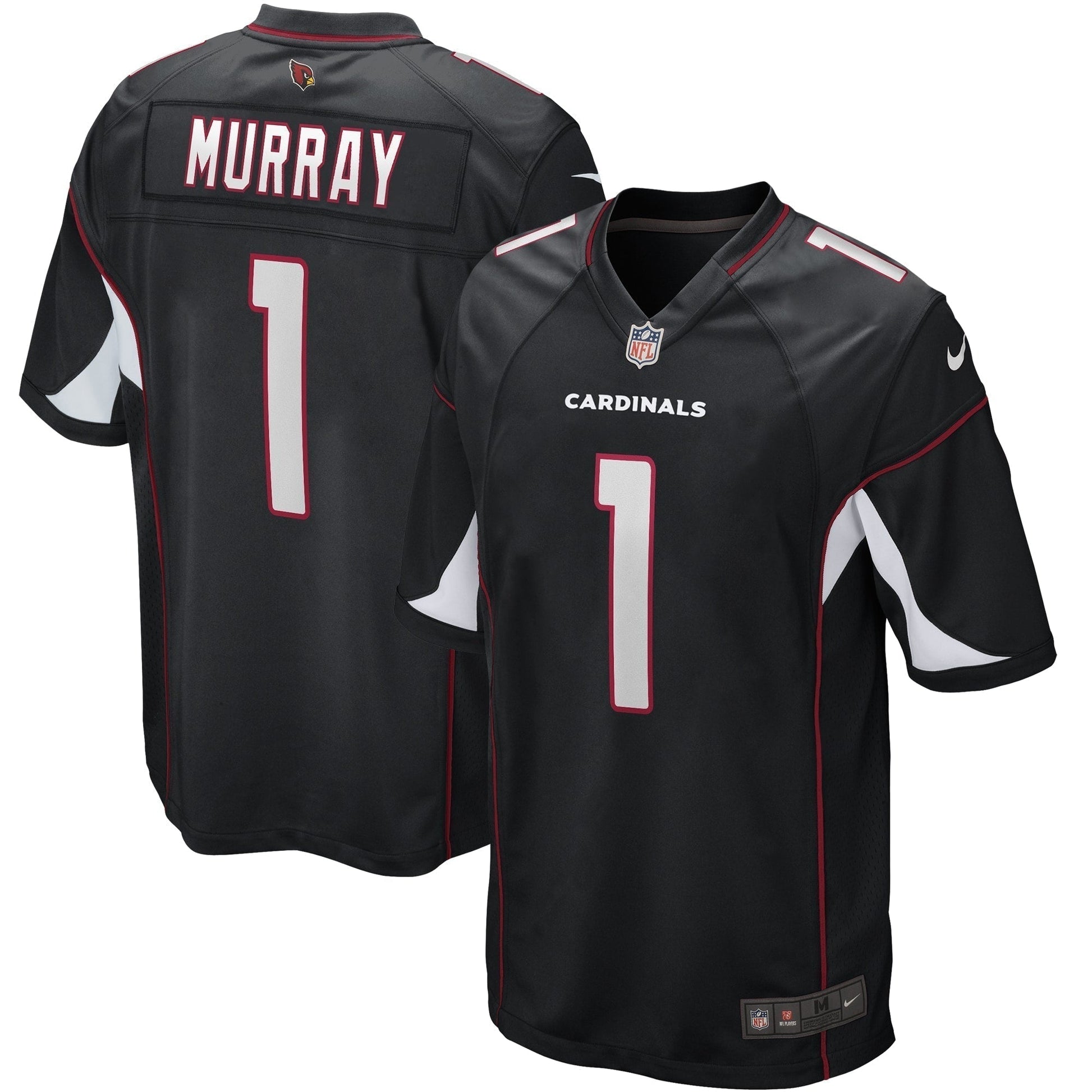 Kyler Murray Arizona Cardinals Alternate Game Jersey - Black football jersey product view 1