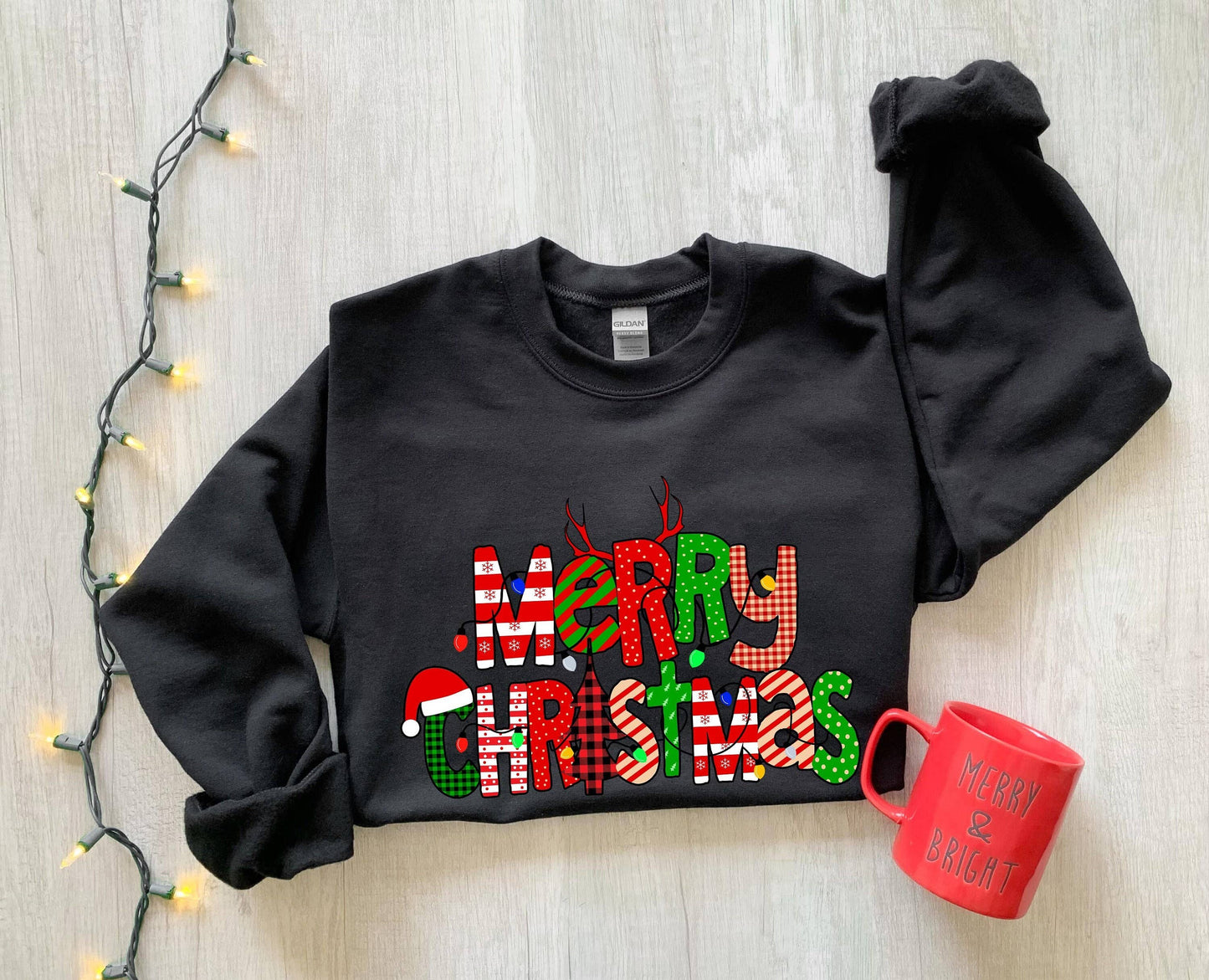 Womens Merry Christmas Sweatshirt - Holiday Gift Wear Unisex T-shirt, Sweatshirt, Hoodie, Long Sleeve Tee - T-Shirt, Sweatshirt, Hoodie