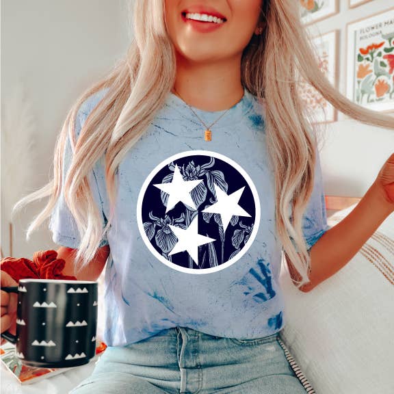 Iris Tri-Star Colorblast T-Shirt Unisex T-shirt, Sweatshirt, Hoodie, Long Sleeve Tee - T-Shirt, Sweatshirt, Hoodie