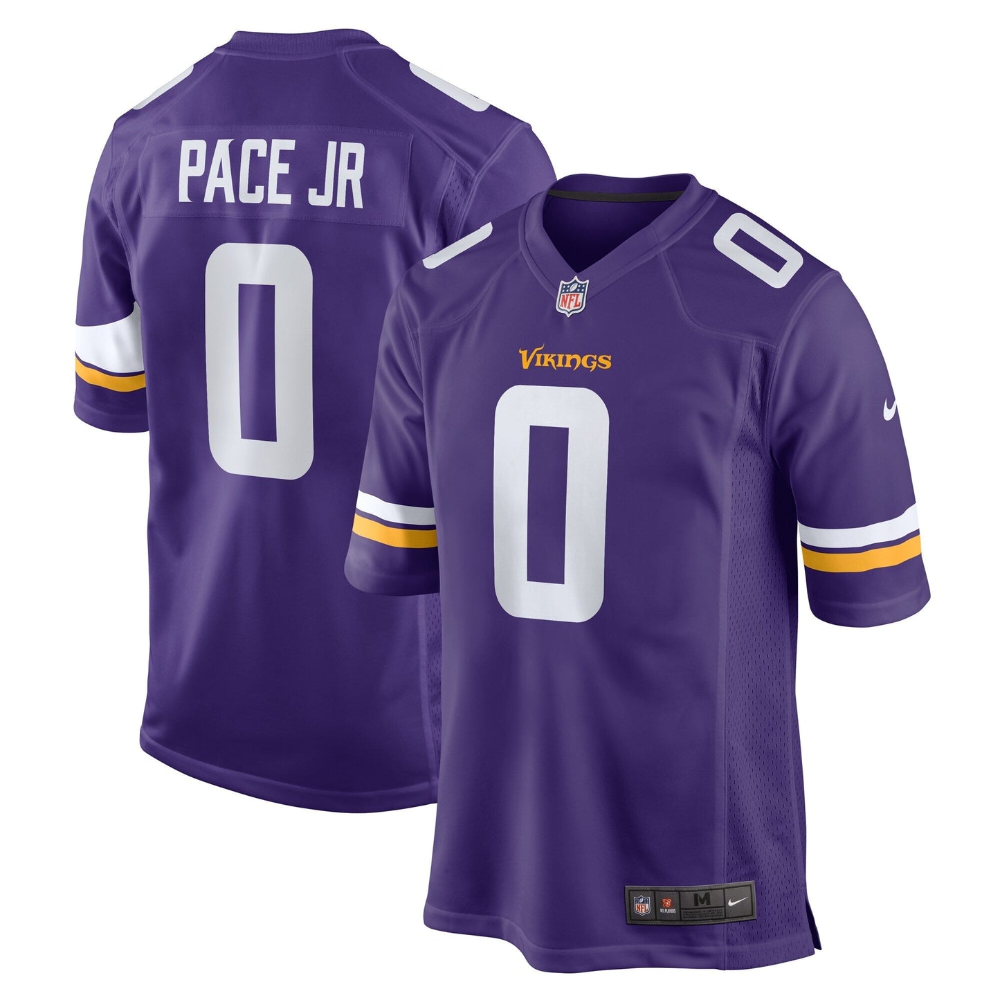 Ivan Pace Jr Minnesota Vikings Game Jersey - Purple football jersey product view 1
