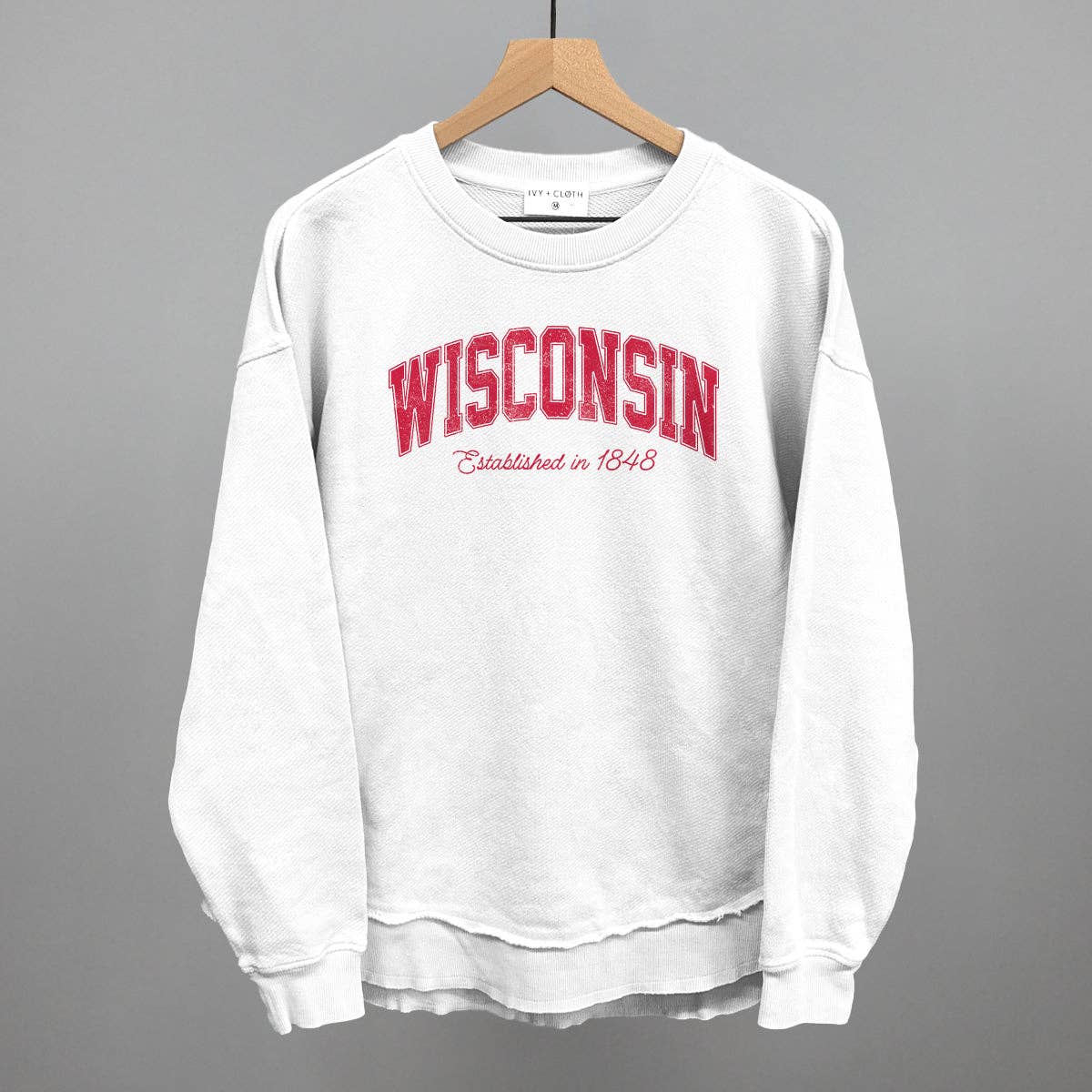 Wisconsin Varsity Arch Unisex T-shirt, Sweatshirt, Hoodie, Long Sleeve Tee - T-Shirt, Sweatshirt, Hoodie